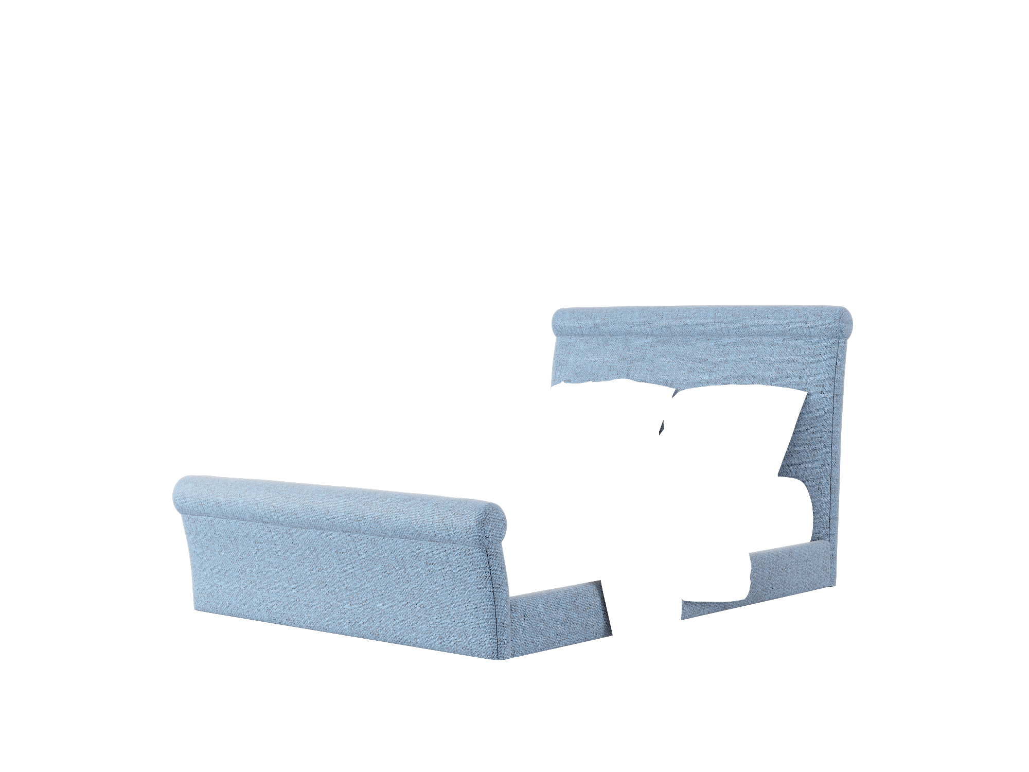 Maja Leslie Indigo Bed Queen Room Texture