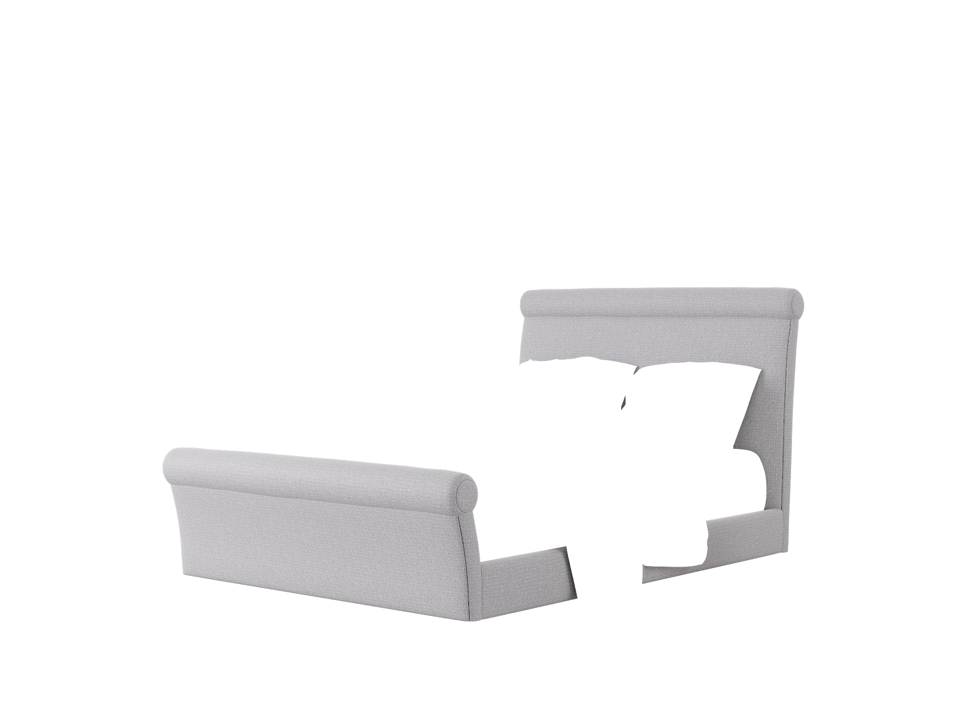 Maja Parker Ash Bed Queen Room Texture