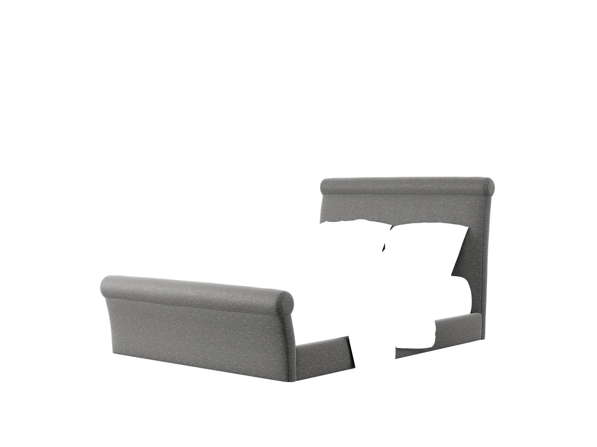 Maja Phoenix Charcoal Bed Queen Room Texture