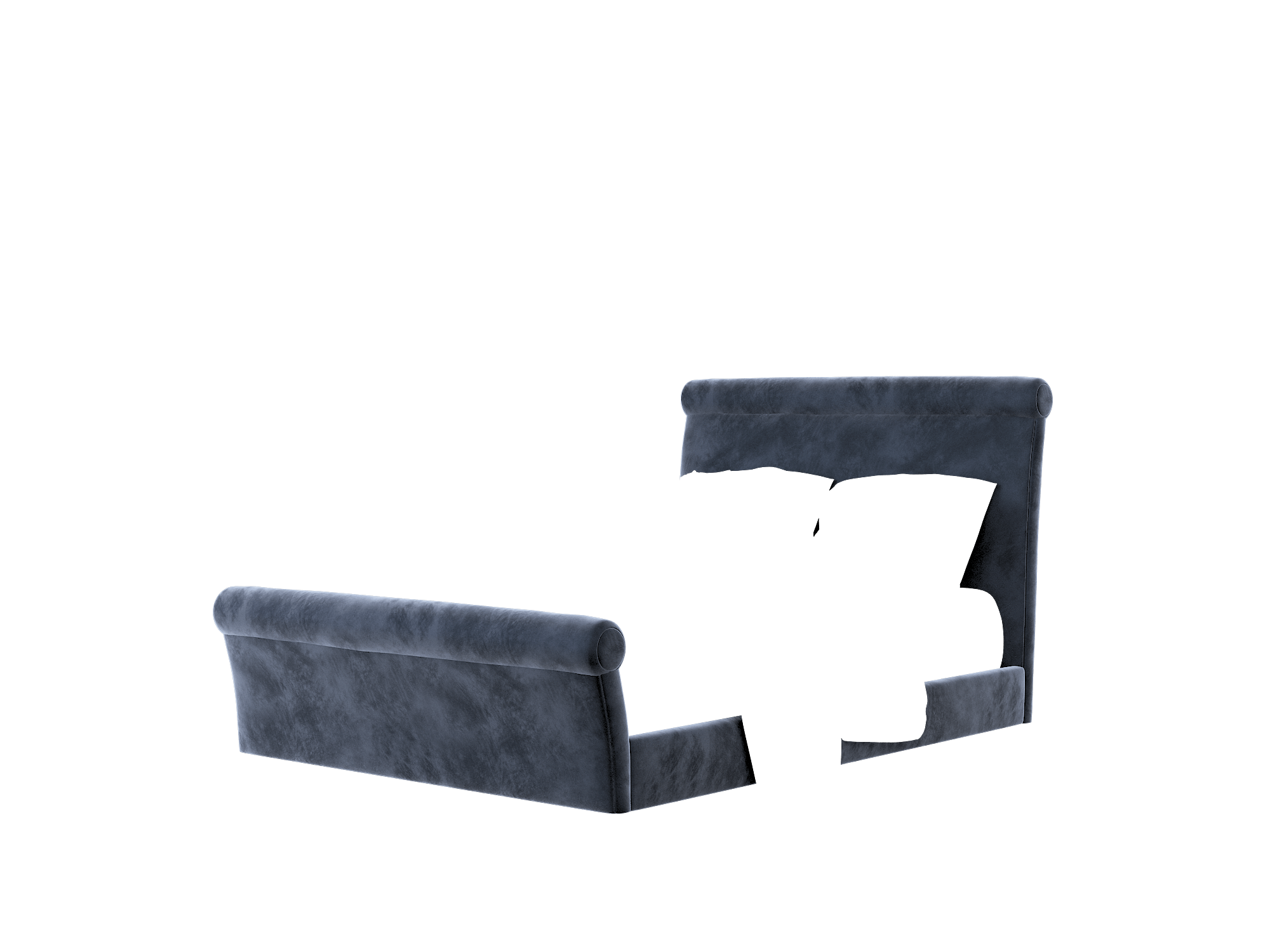 Maja Royale Cobalt Bed Queen Room Texture