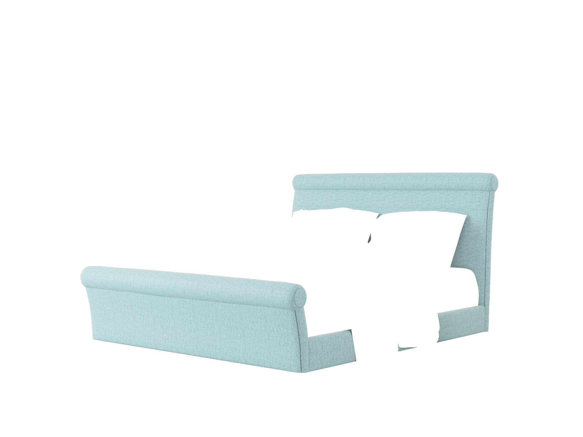 Maja Sasha Teal Bed King Room Texture