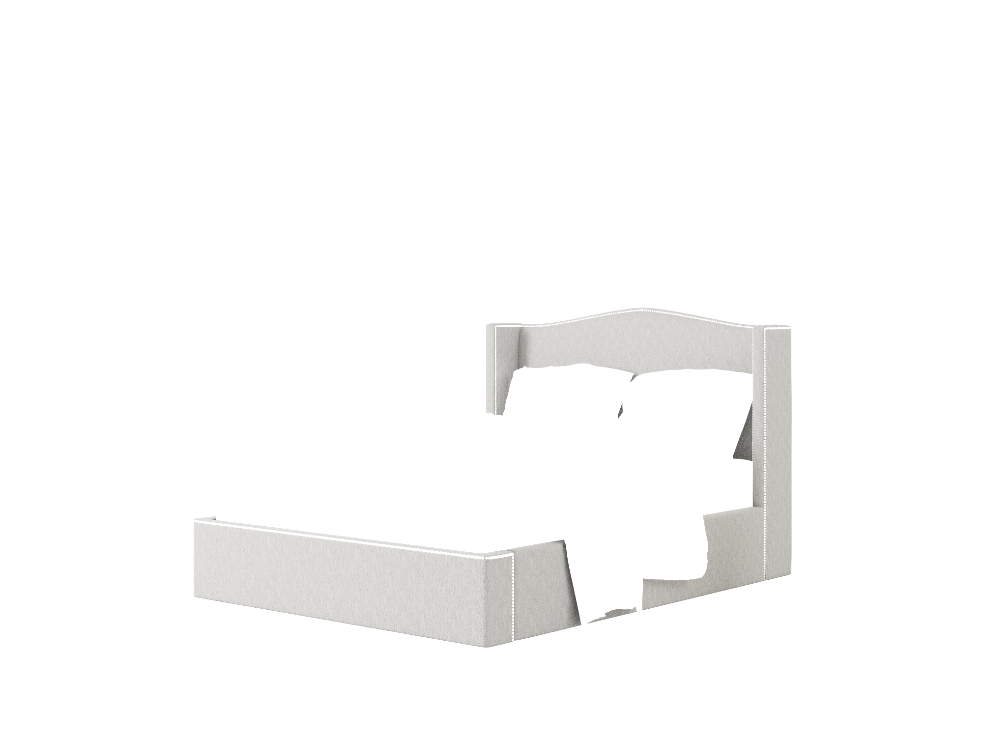 Maya Cosmo Steel Bed Queen Room Texture