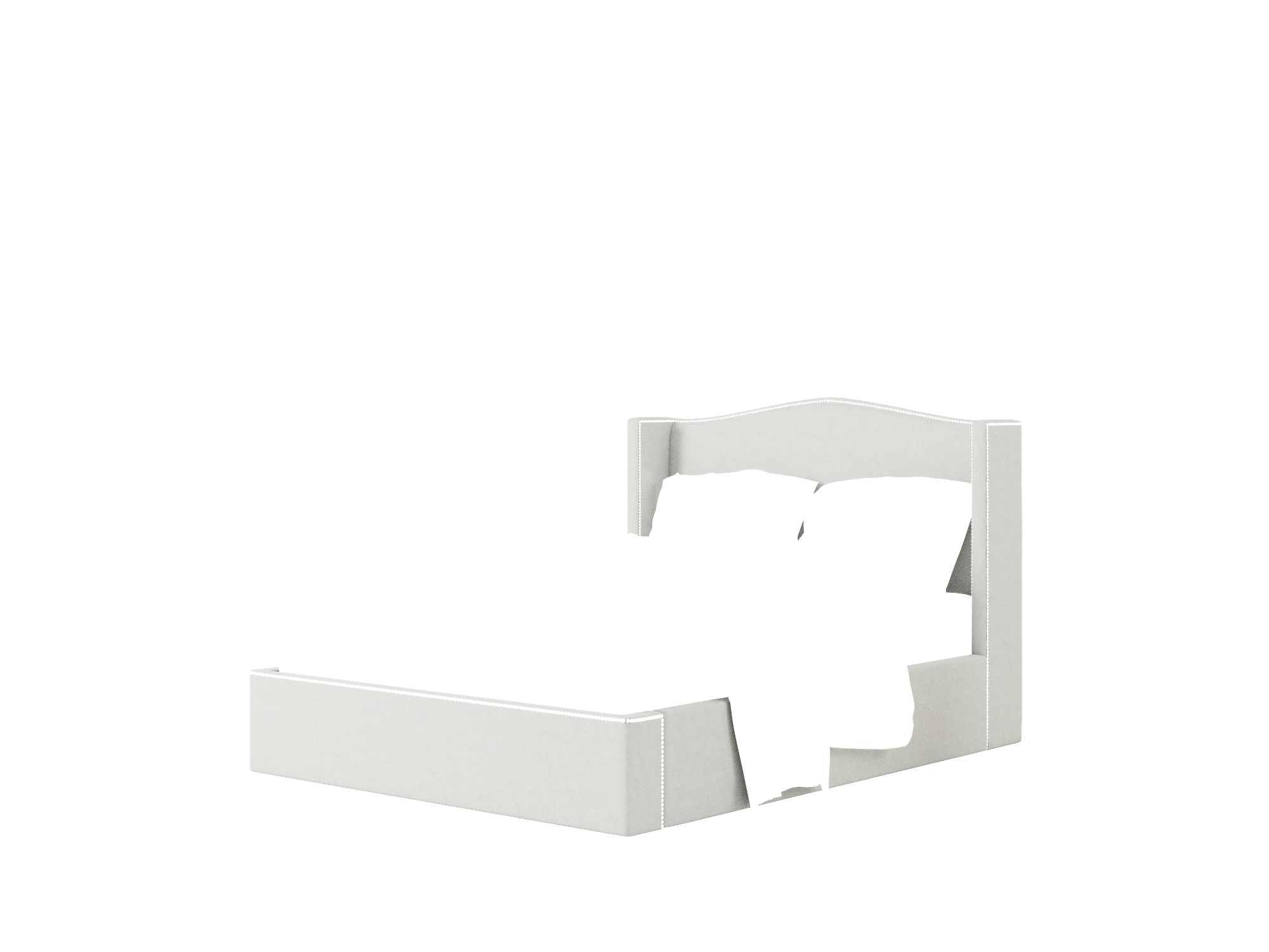 Maya Dawson Platinum Bed Queen Room Texture