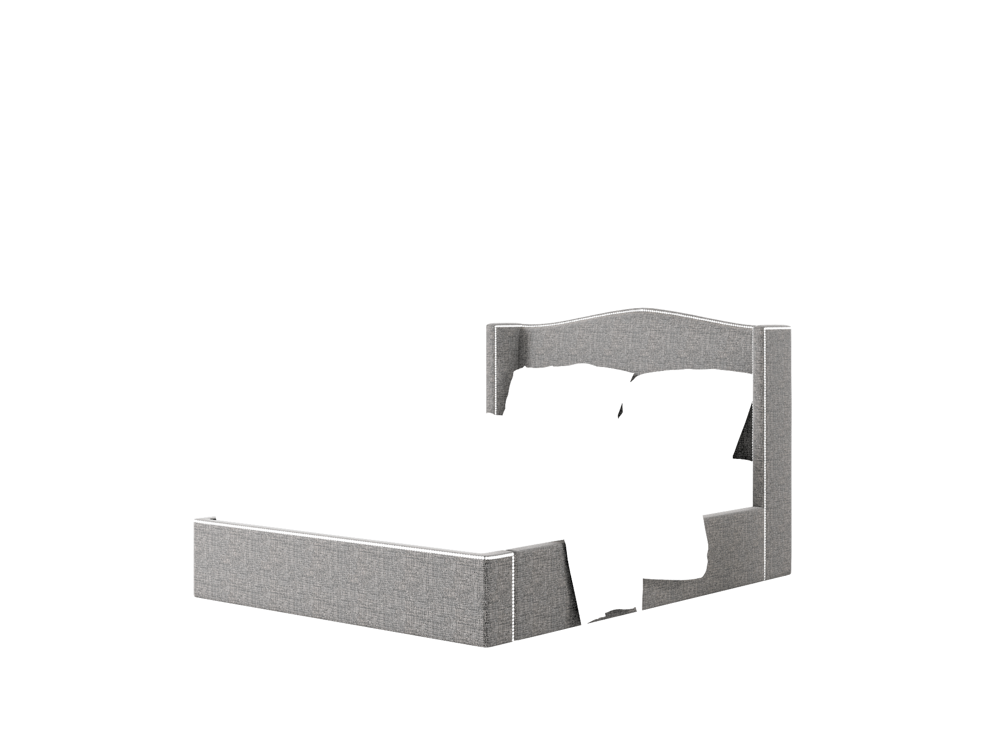 Maya Insight Charcoal Bed Queen Room Texture