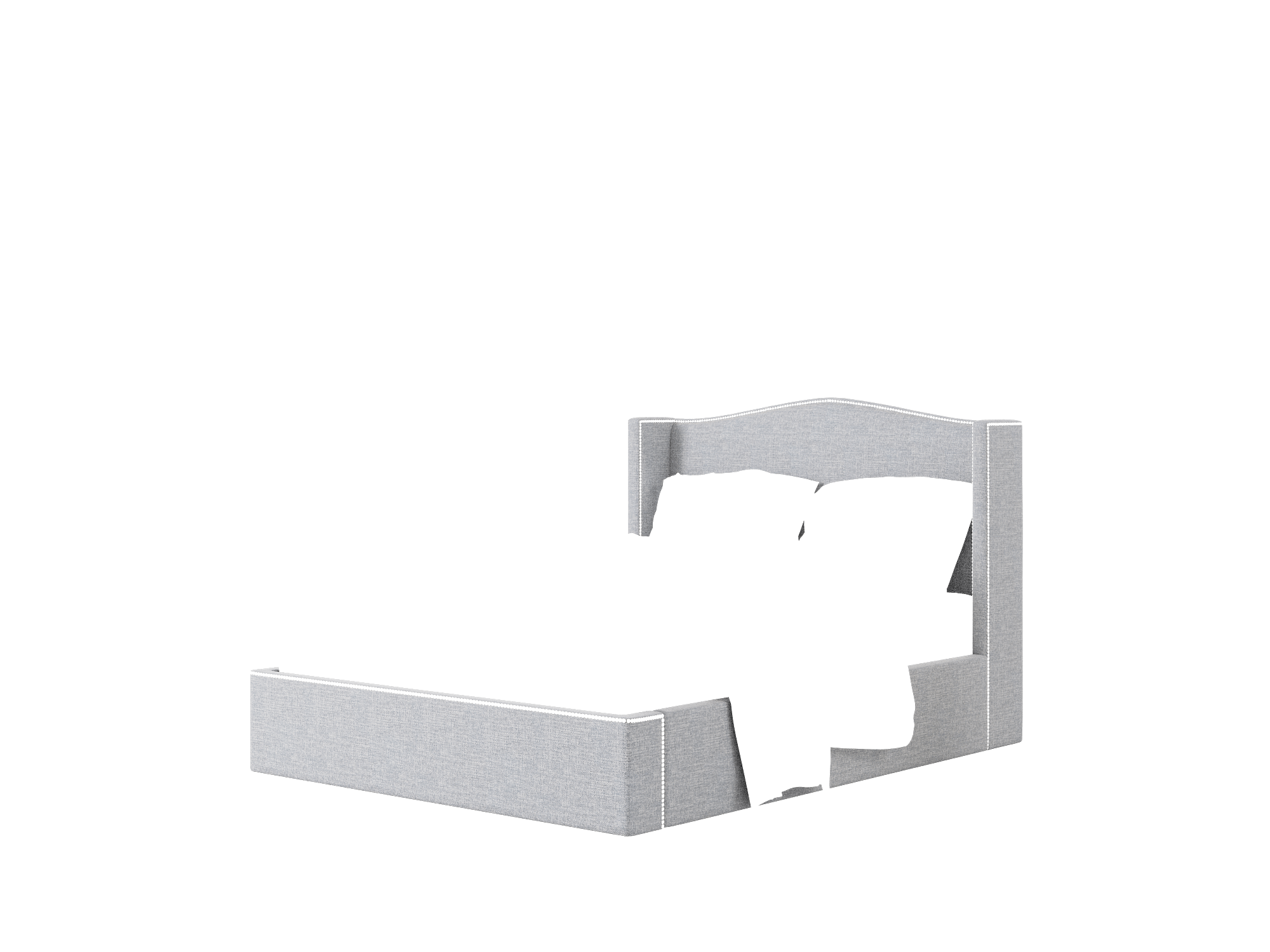 Maya Lana Ash Bed Queen Room Texture