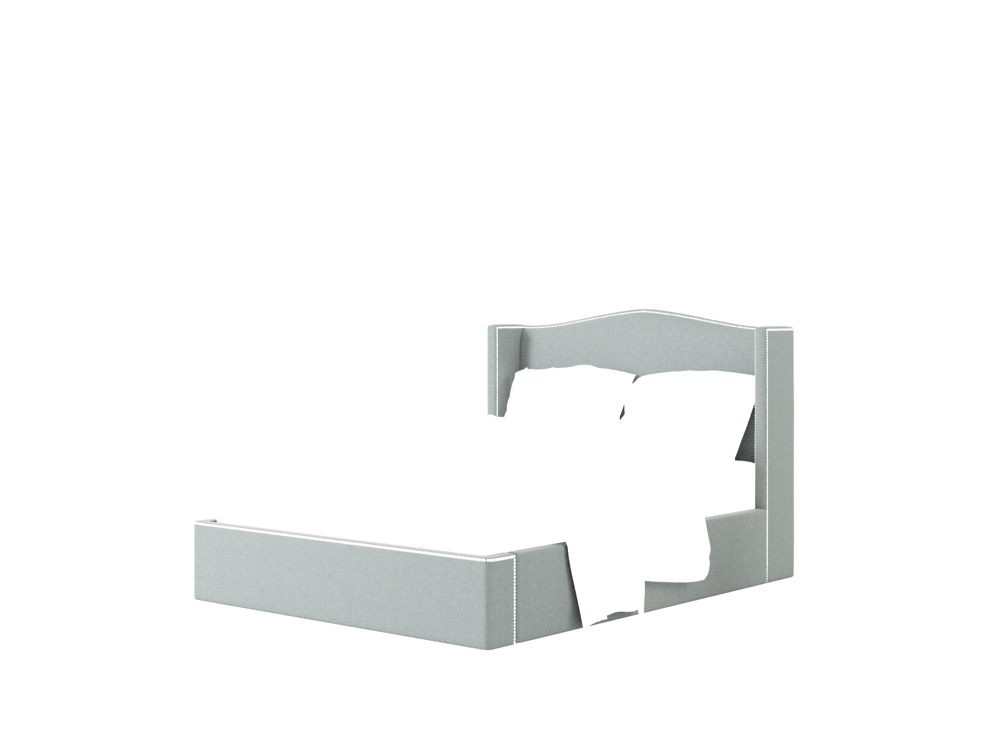 Maya Oakley Baltic Bed Queen Room Texture