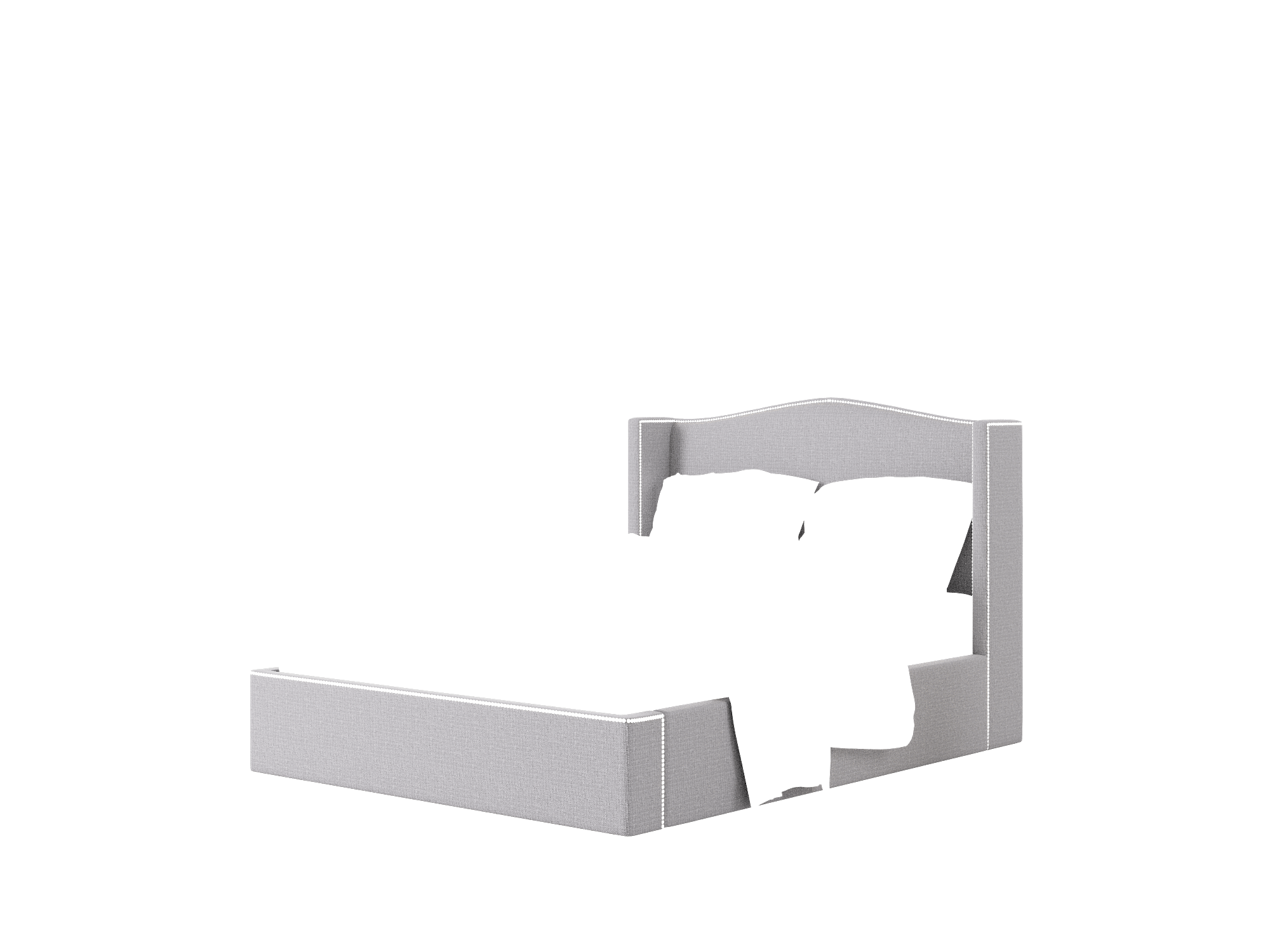 Maya Parker Ash Bed Queen Room Texture