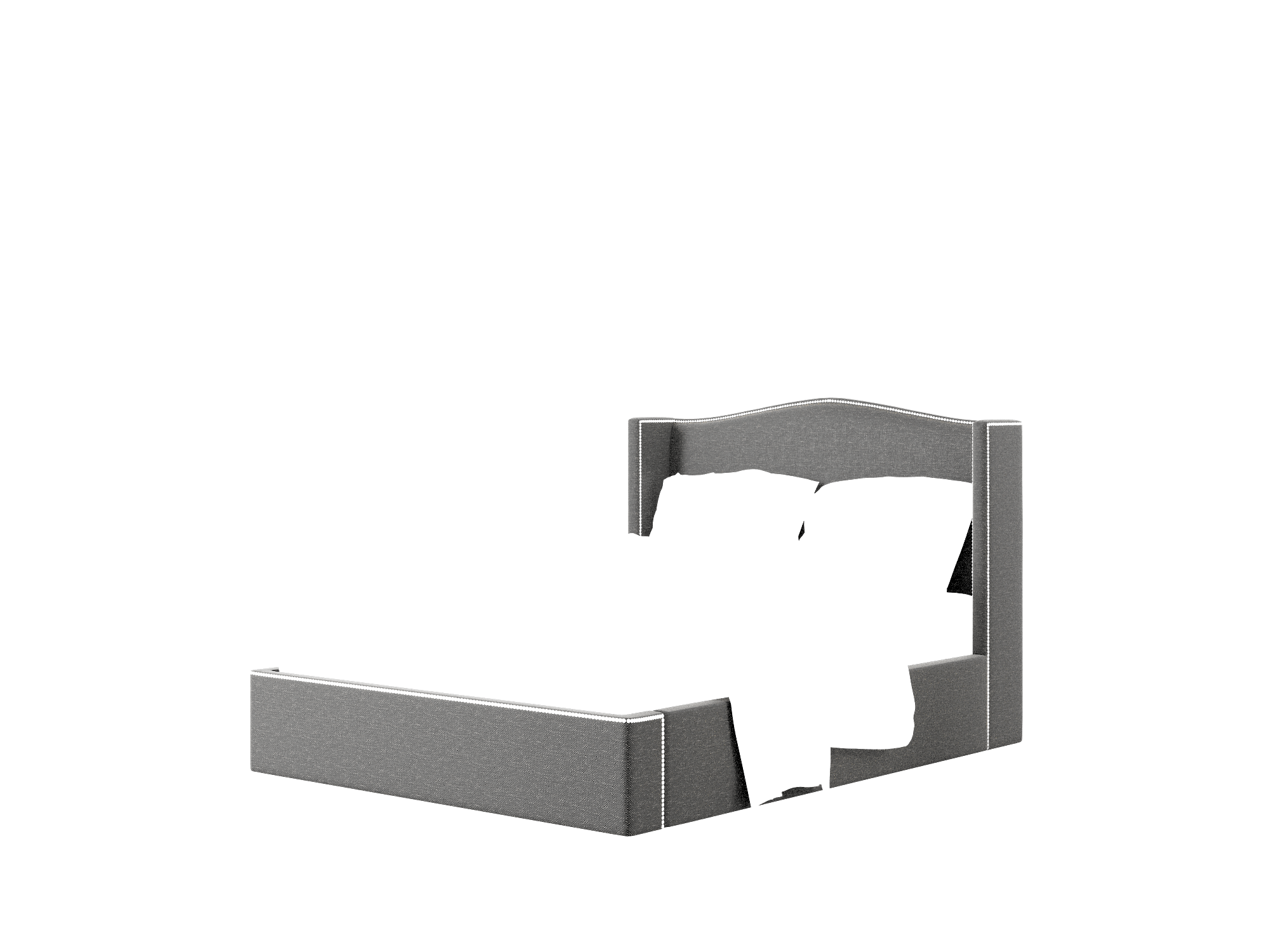 Maya Phoenix Charcoal Bed Queen Room Texture