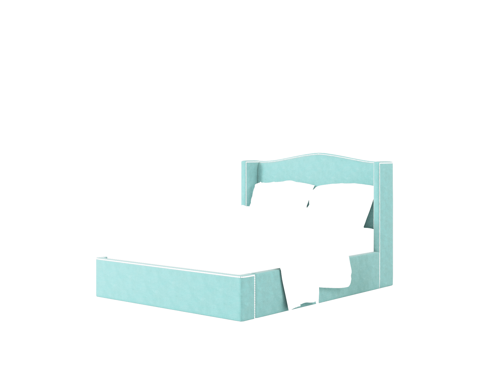 Maya Portland Mercury Bed Queen Room Texture