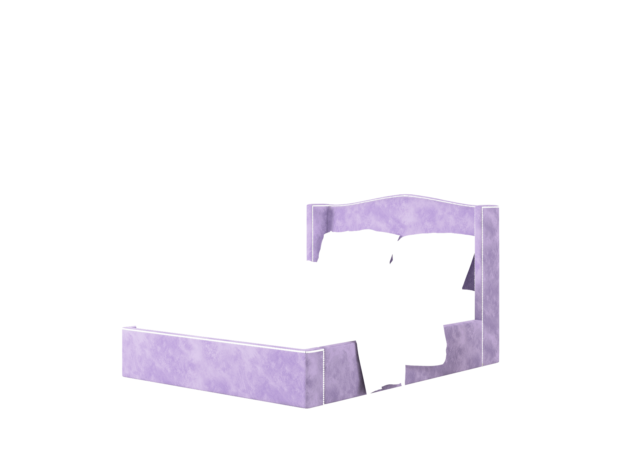 Maya Royale Lavender Bed Queen Room Texture