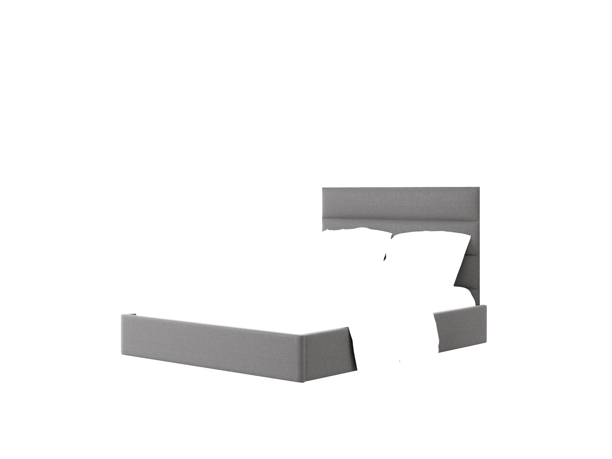 Meliano Catalina Charcoal Bed Queen Room Texture