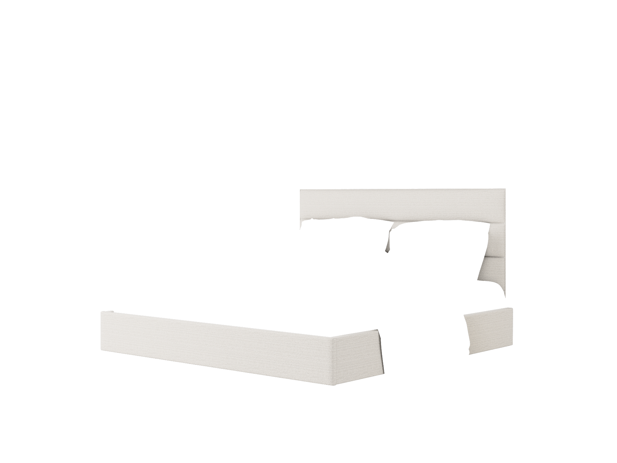 Meliano Derby Grey Bed King Room Texture
