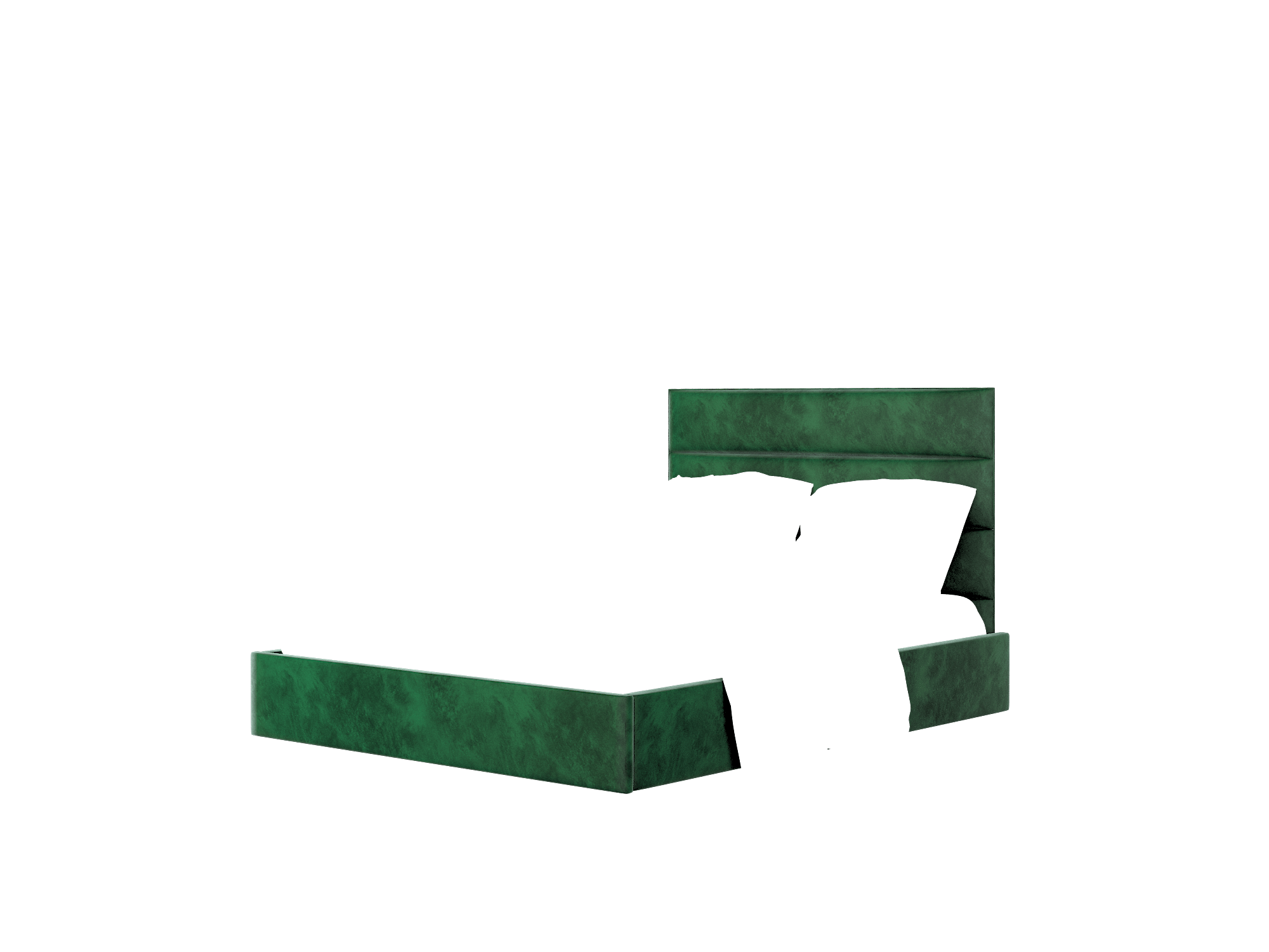 Meliano Royale Evergreen Bed Queen Room Texture