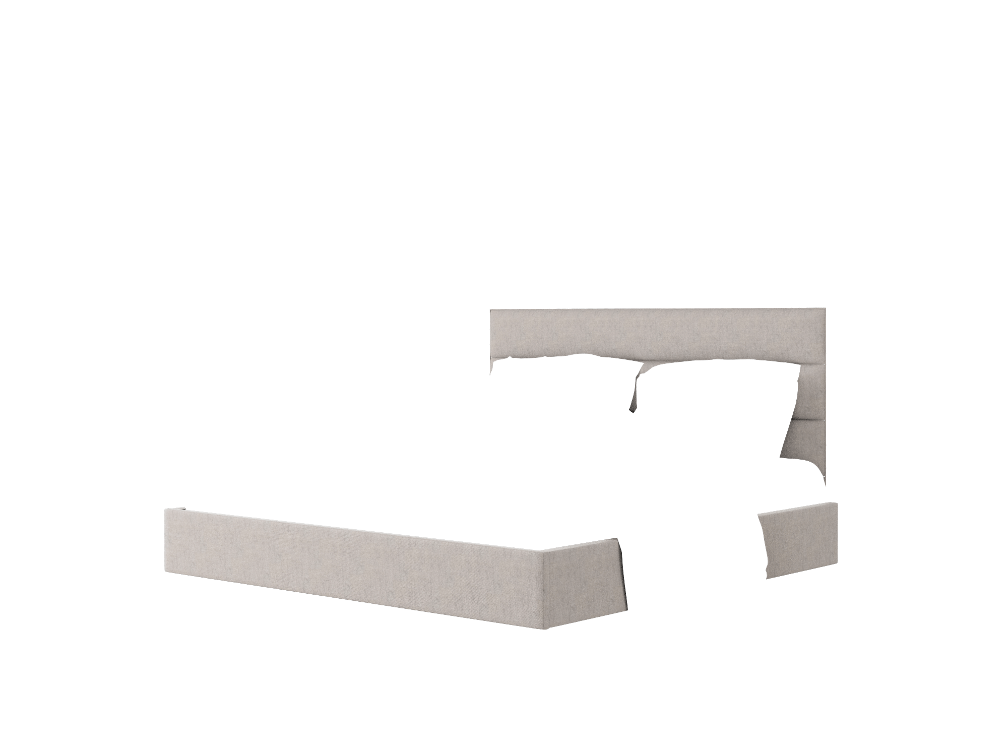 Meliano Suave Slate Bed King Room Texture