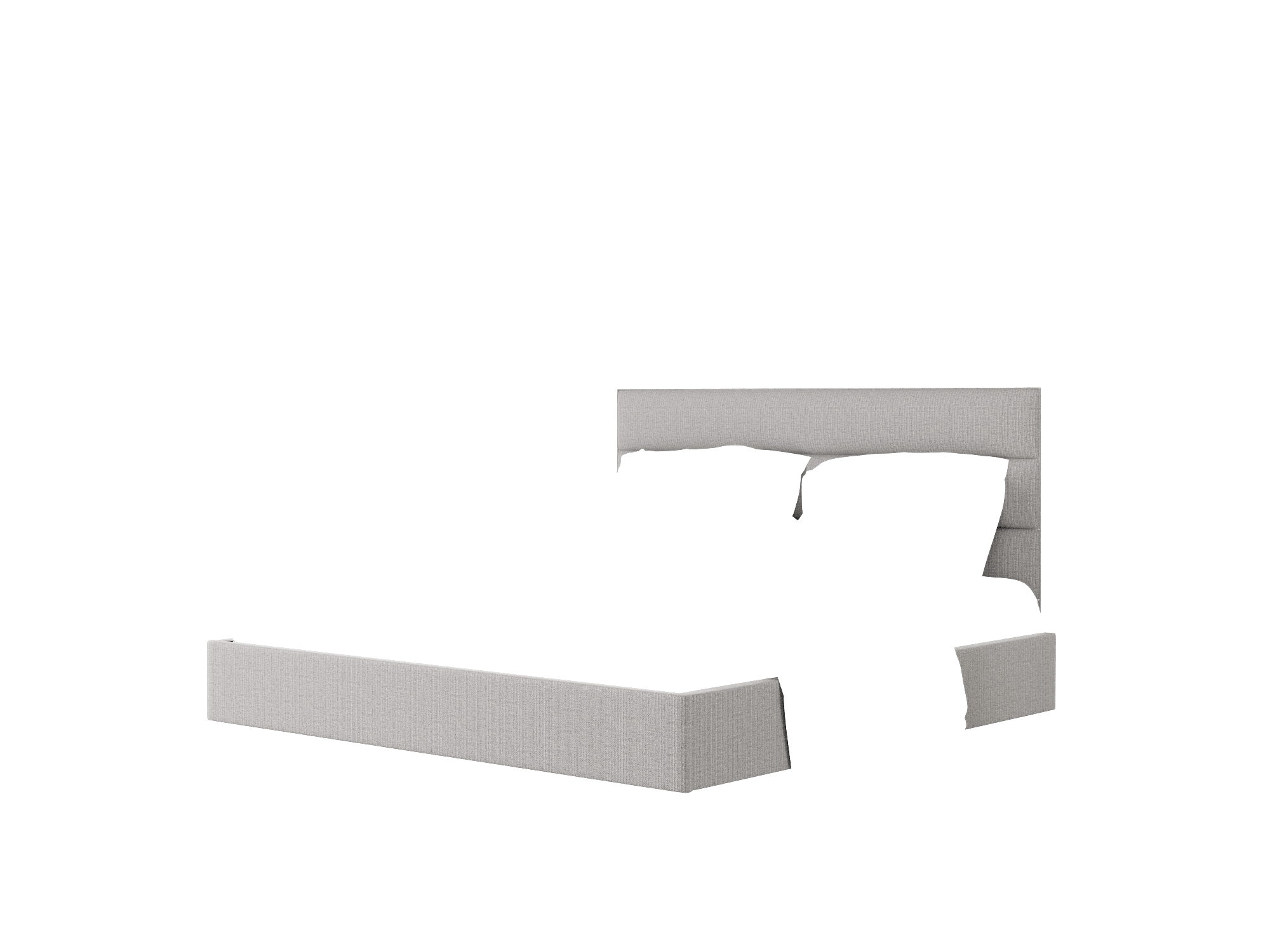 Meliano Terrain Oatmeal Bed King Room Texture