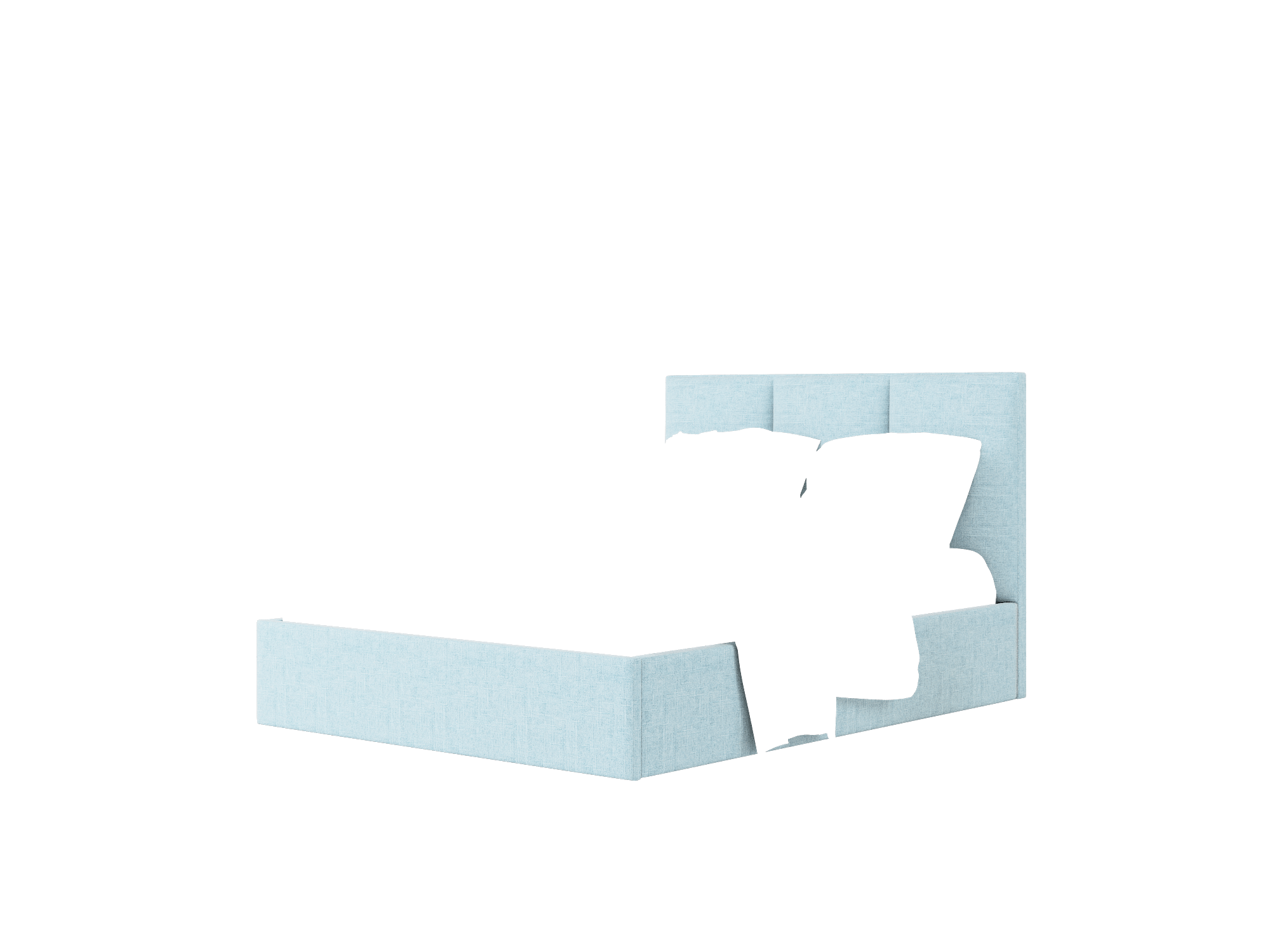 Mia Atlas Turquoise Bed Queen Room Texture