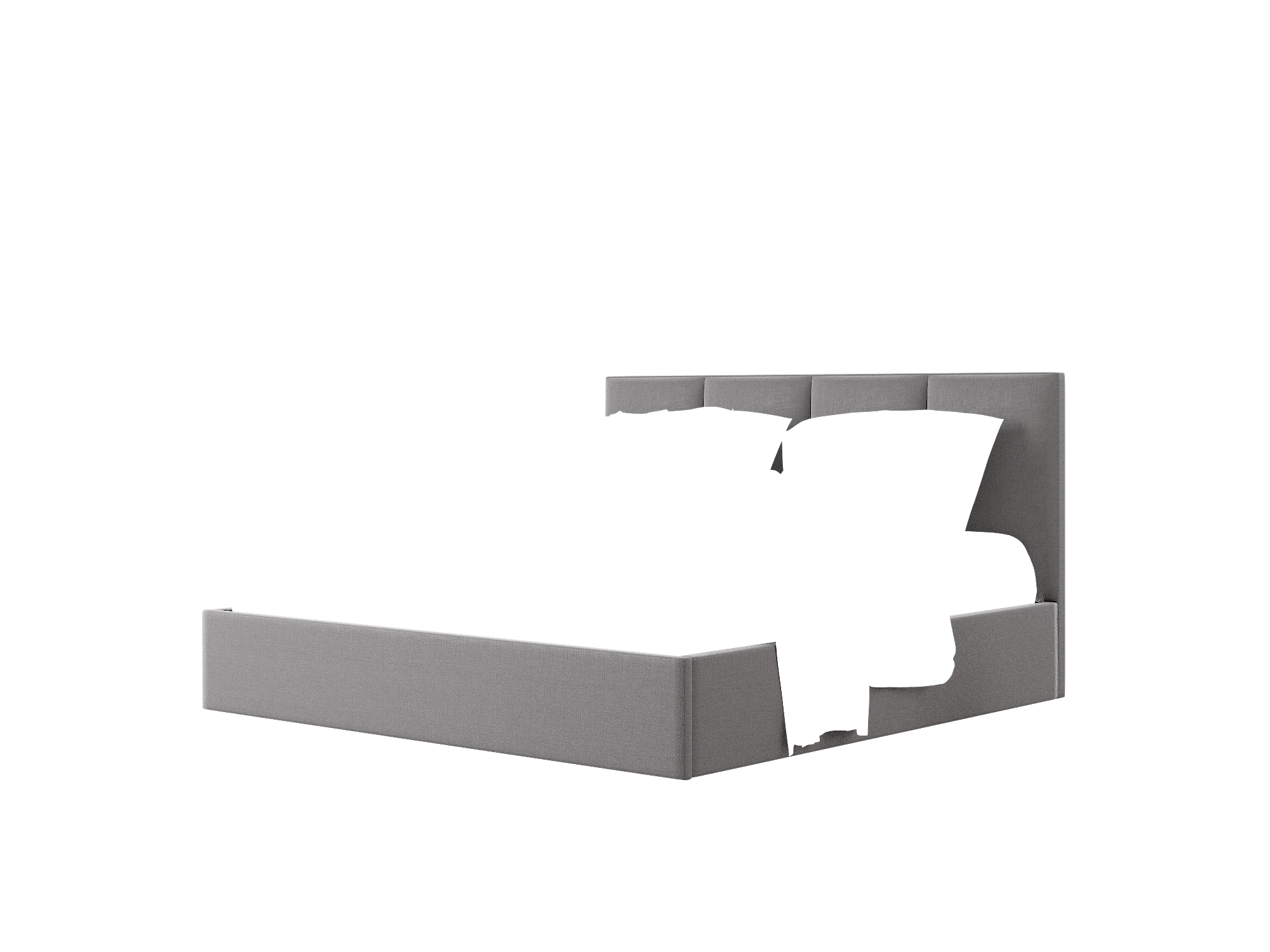 Mia Catalina Charcoal Bed King Room Texture