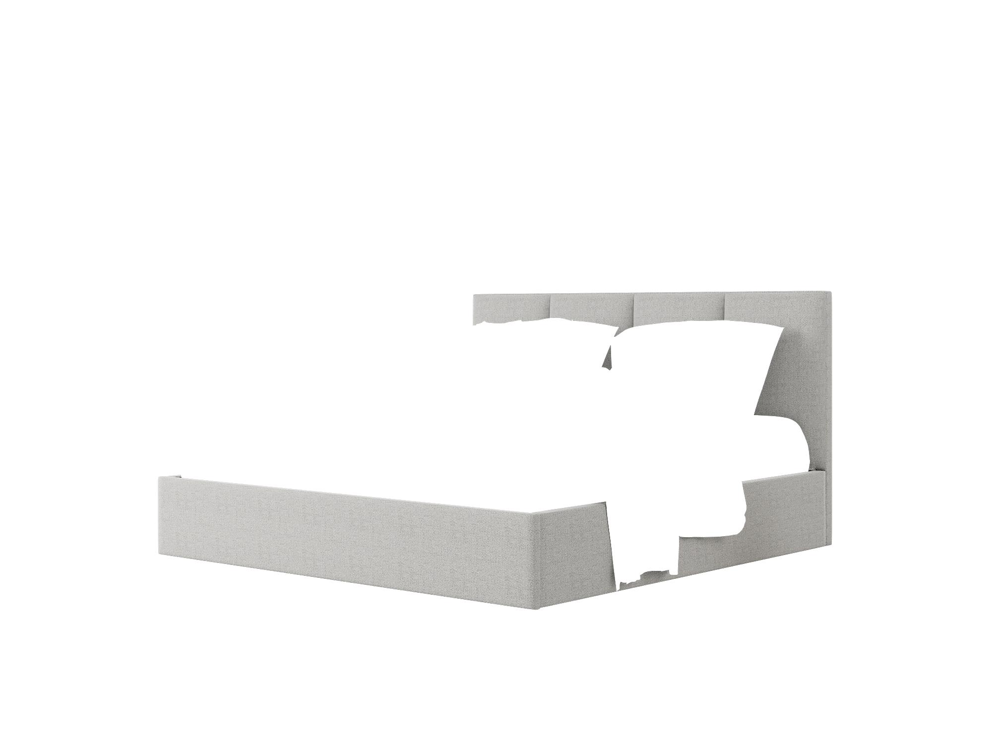 Mia Catalina Steel Bed King Room Texture