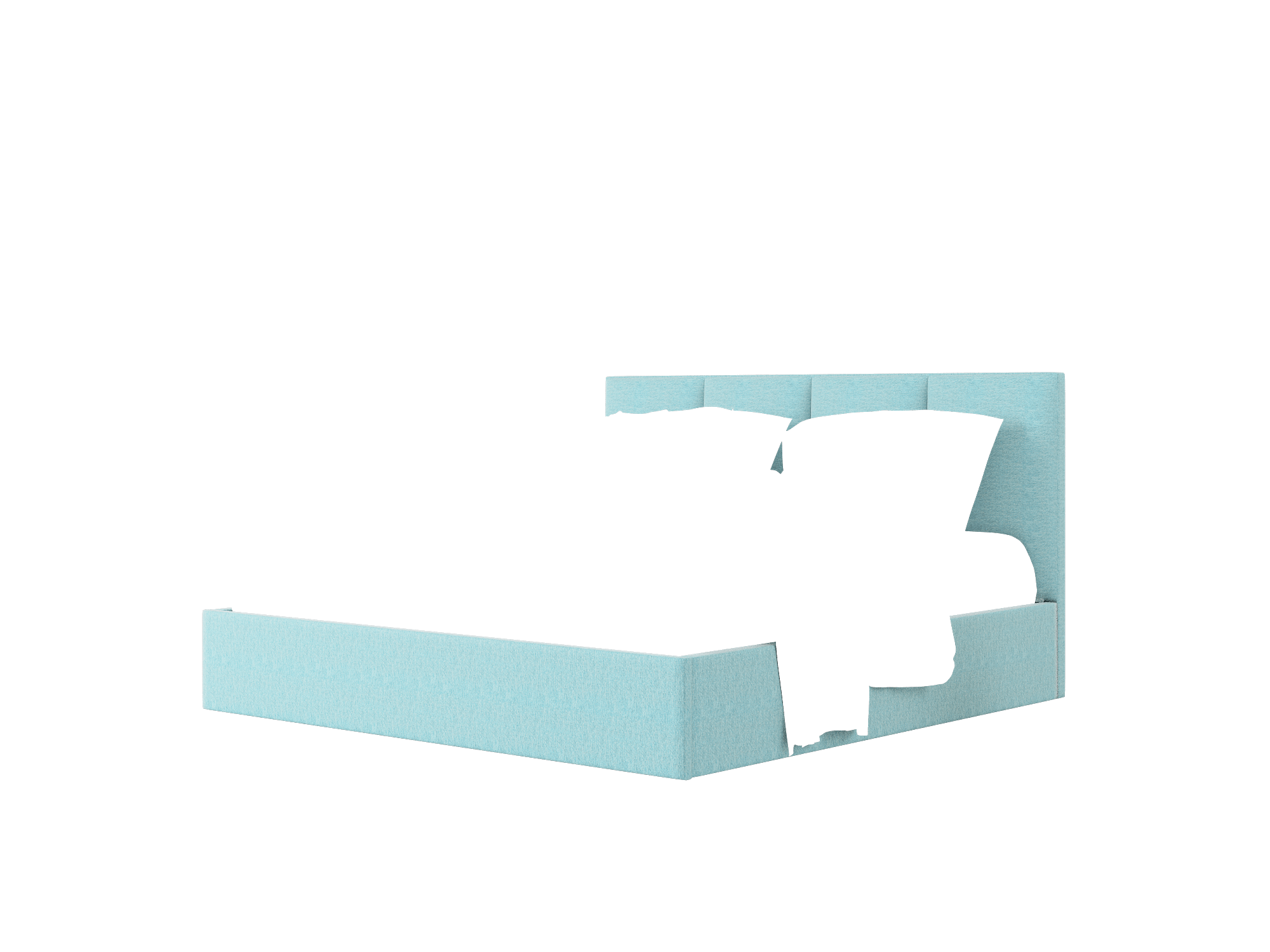 Mia Cosmo Turquoise Bed King Room Texture