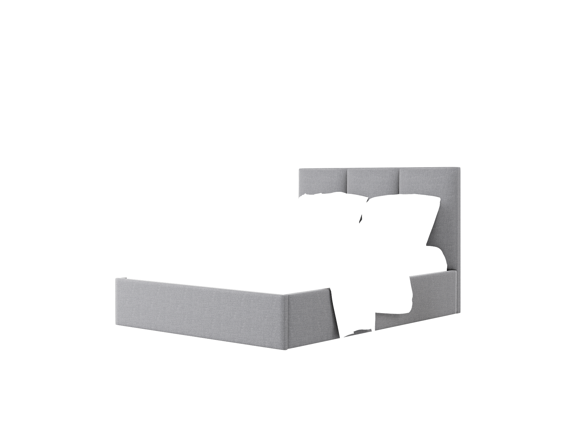 Mia Notion Graphite Bed Queen Room Texture