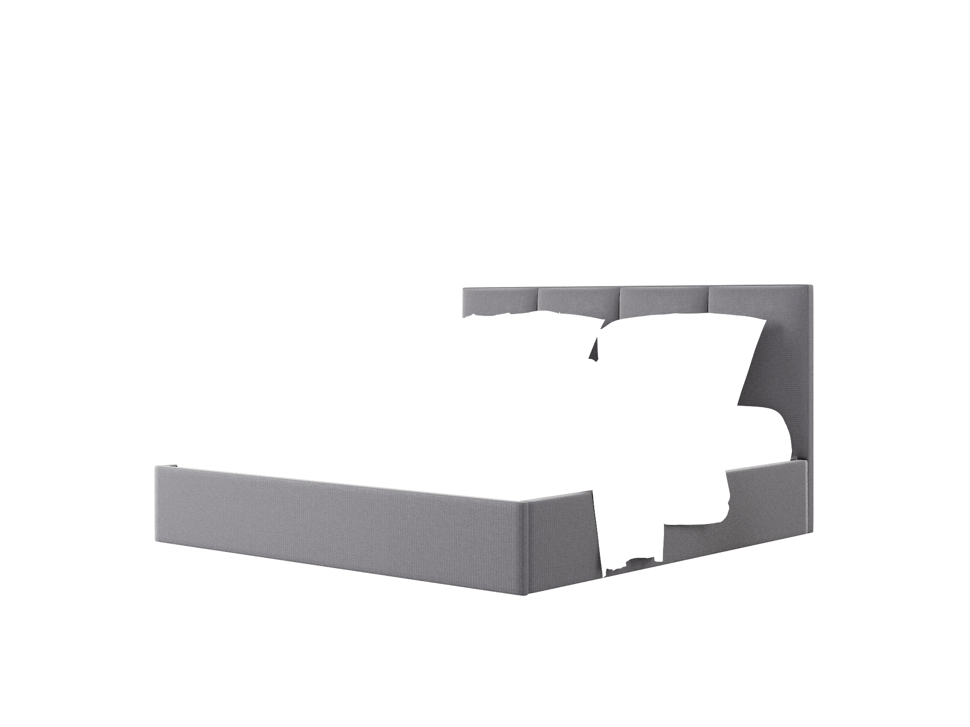 Mia Parker Charcoal Bed King Room Texture