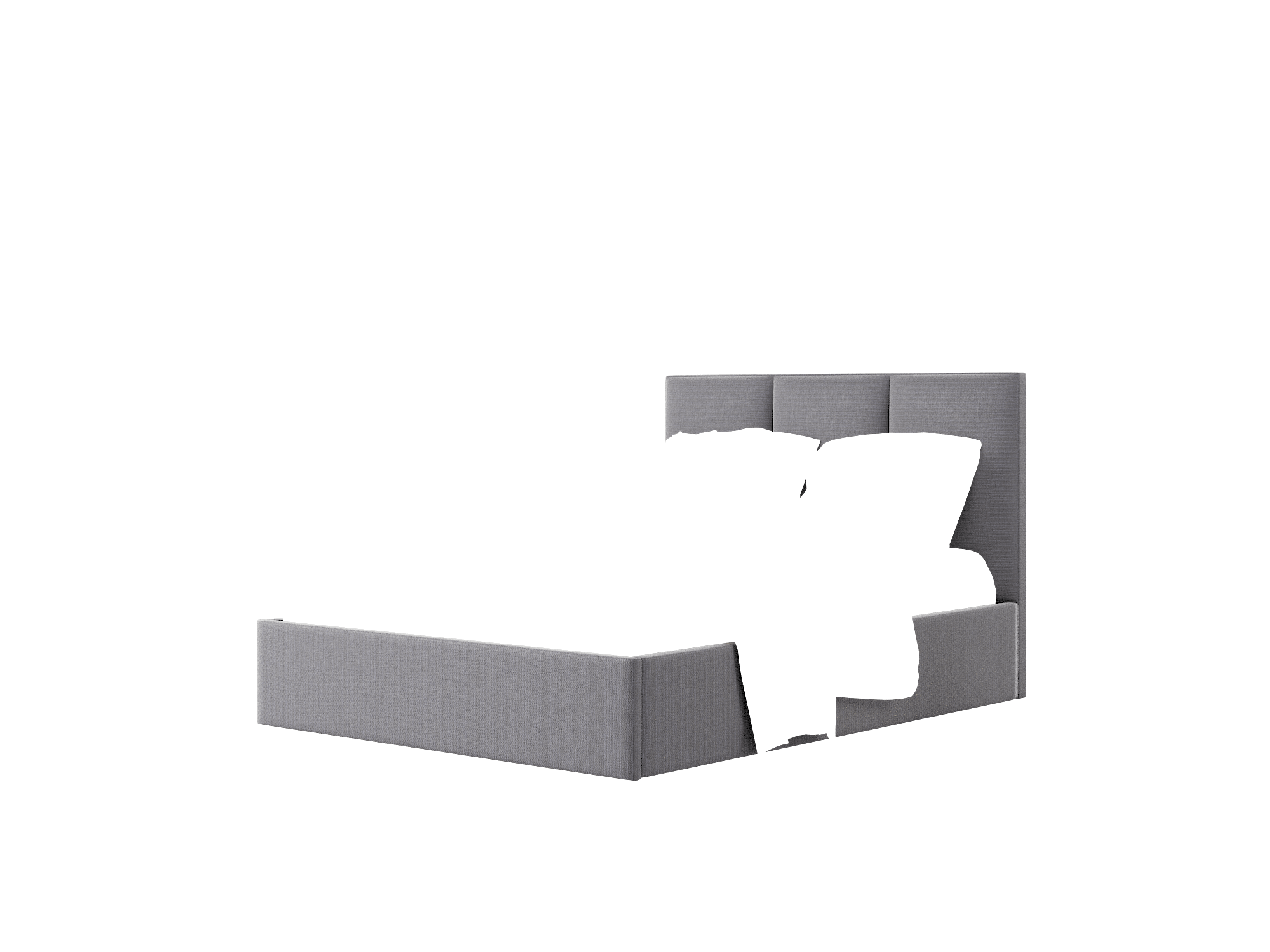 Mia Parker Charcoal Bed Queen Room Texture