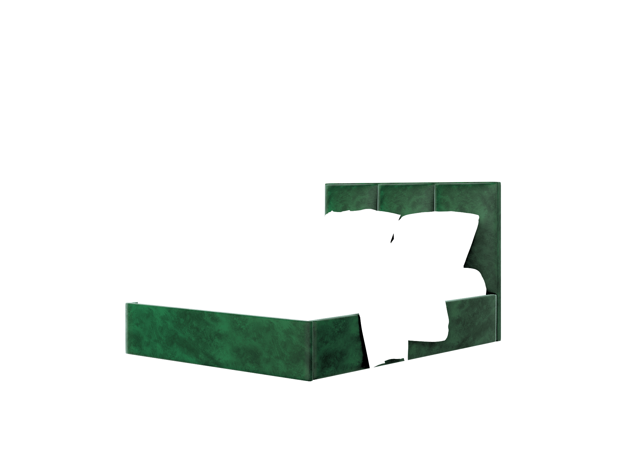 Mia Royale Evergreen Bed Queen Room Texture