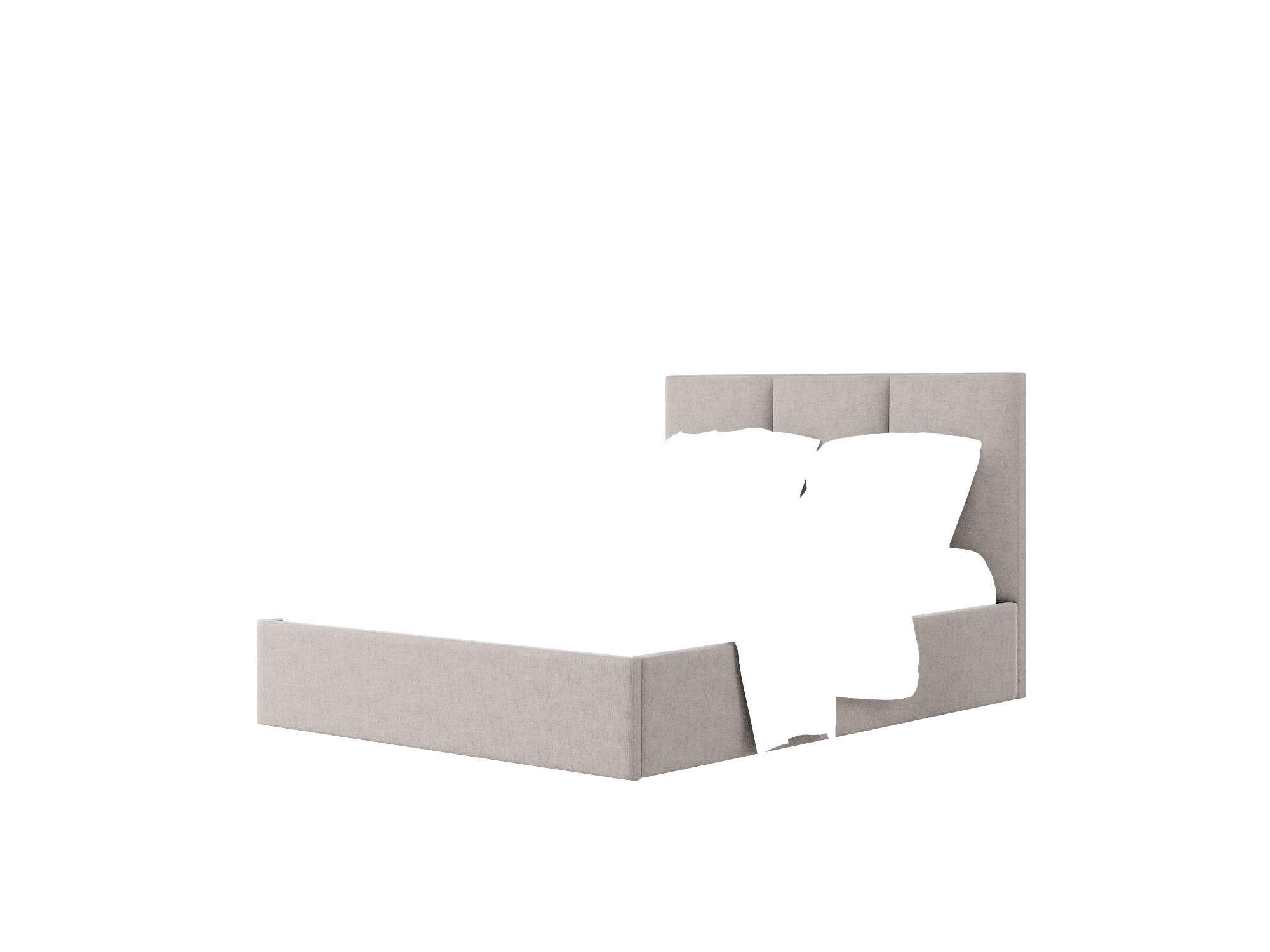 Mia Suave Slate Bed Queen Room Texture