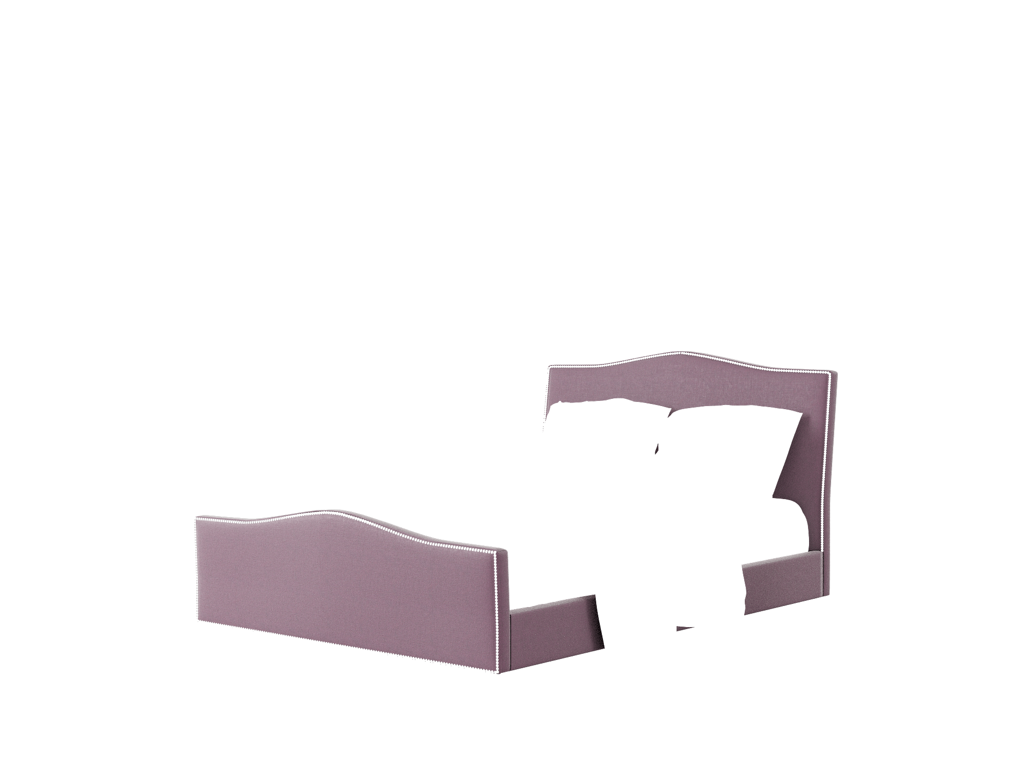 Prato Bella Aubergine Bed Queen Room Texture