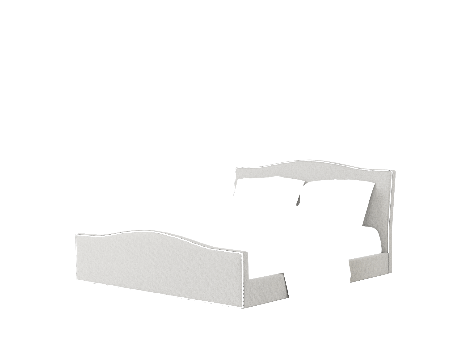 Prato Cosmo Steel Bed King Room Texture