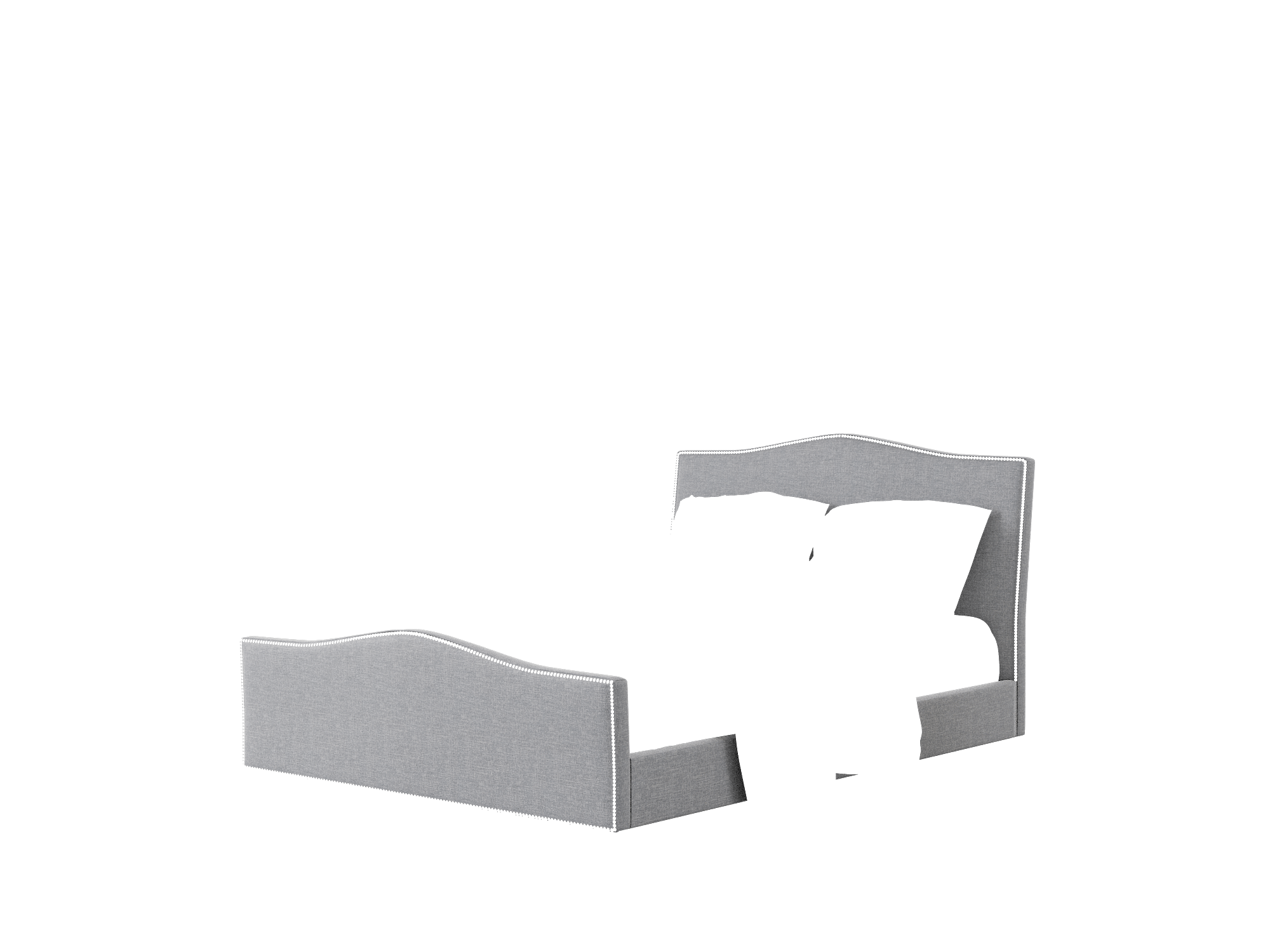 Prato Keylargo Graphite Bed Queen Room Texture