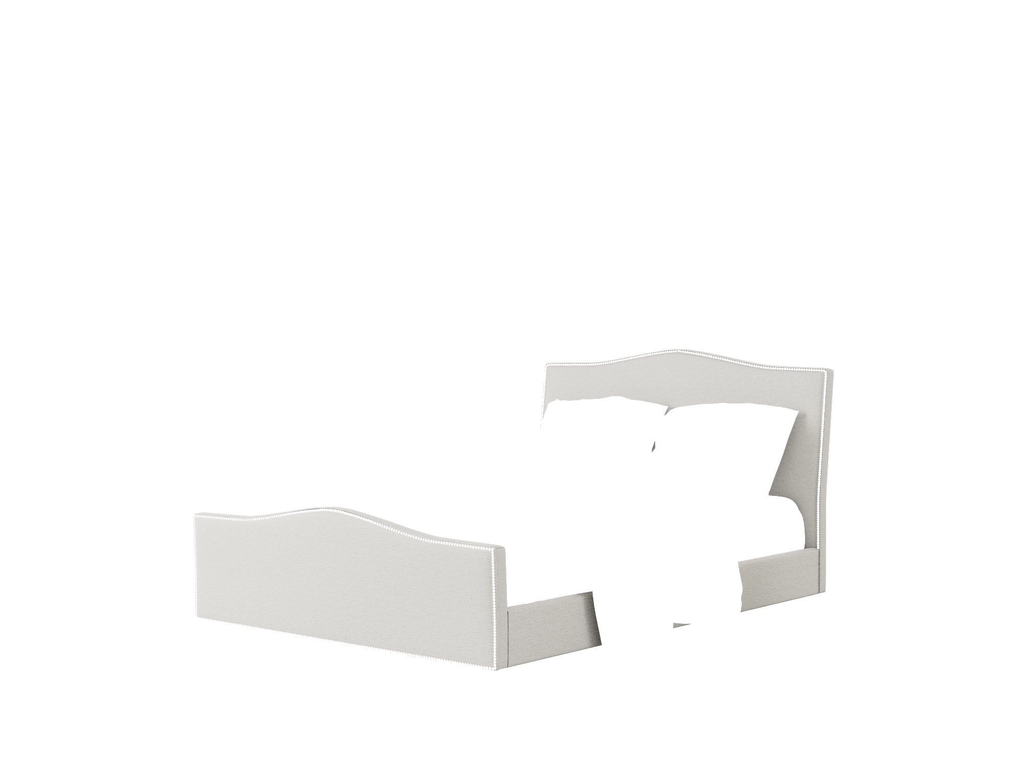 Prato Parker Silver Bed Queen Room Texture