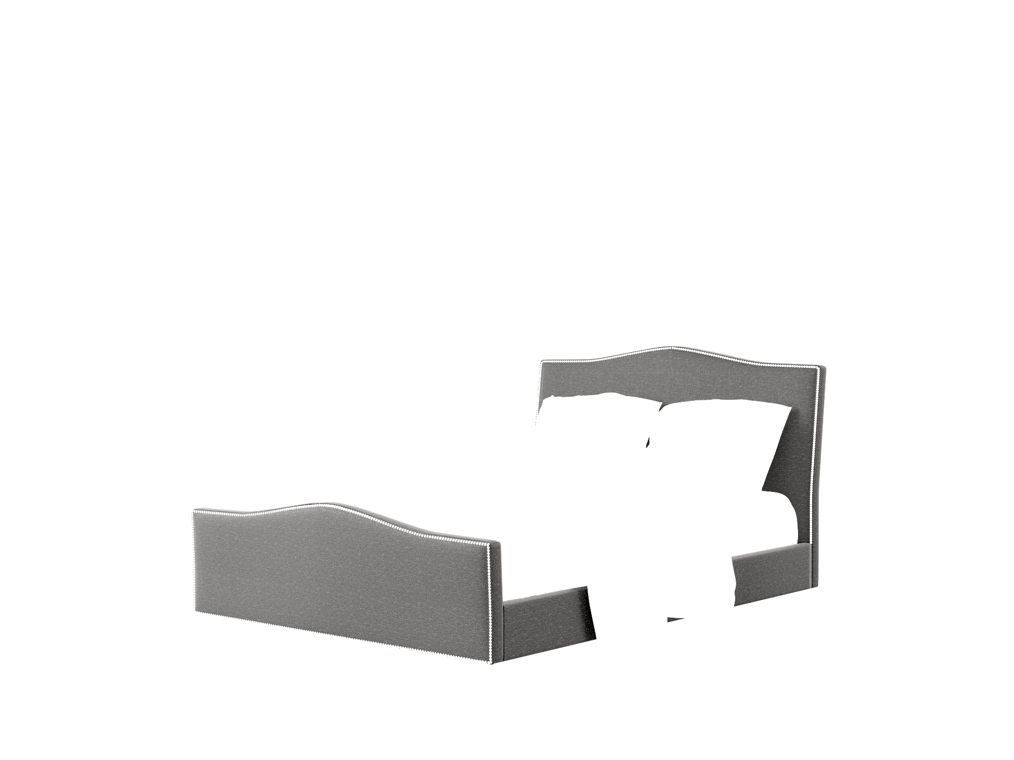 Prato Phoenix Charcoal Bed Queen Room Texture