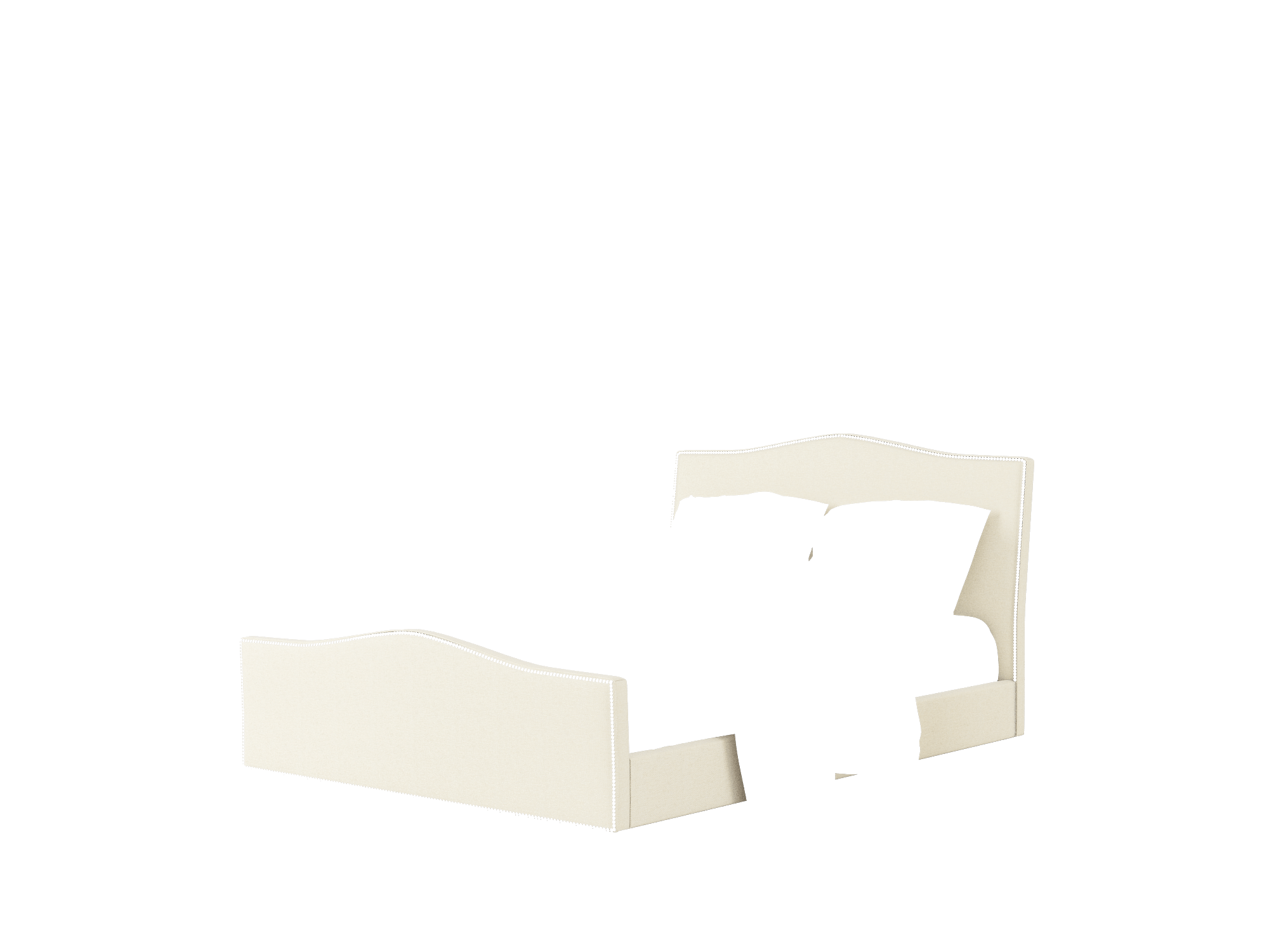 Prato Phoenix Ivory Bed Queen Room Texture