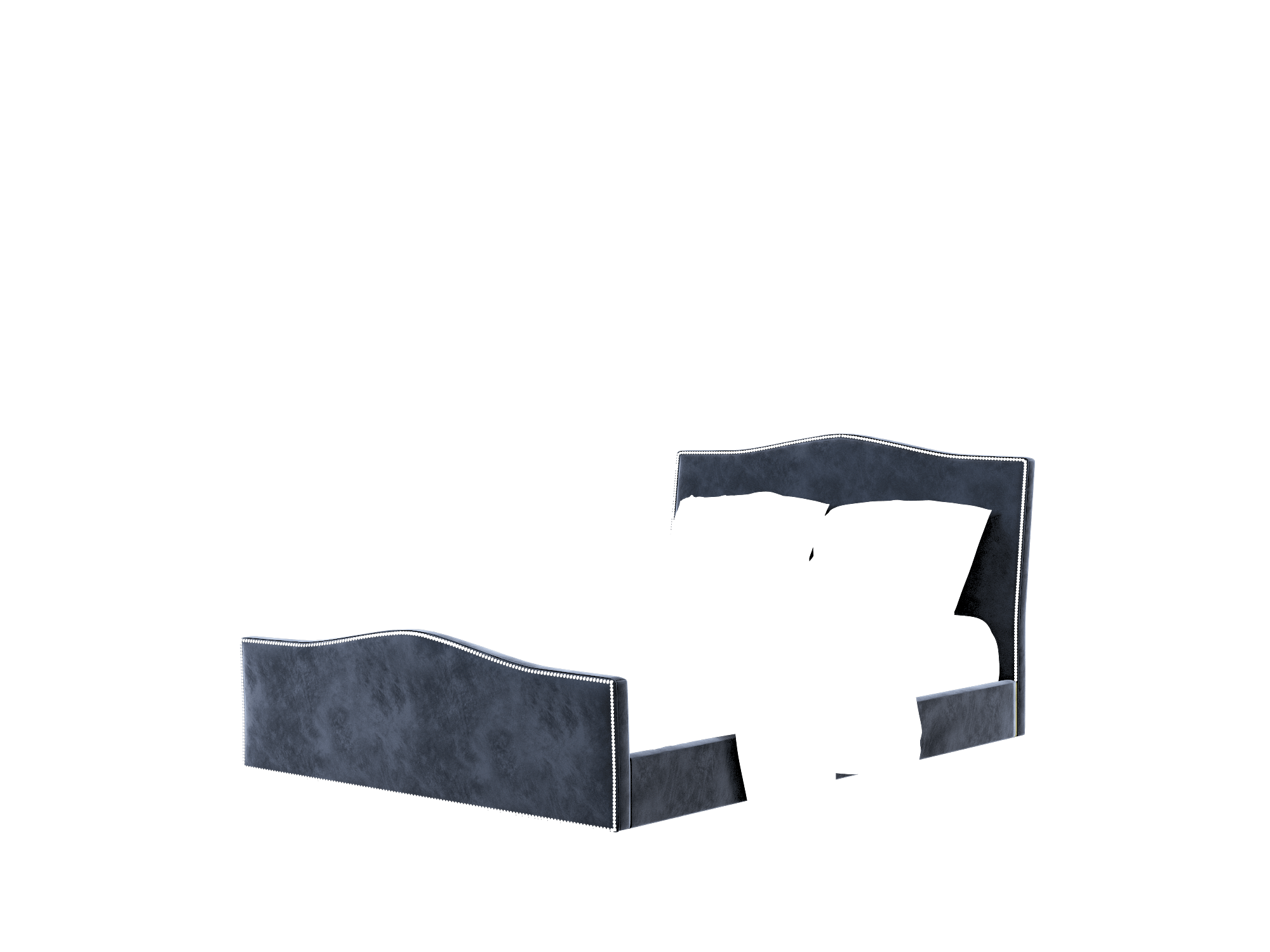 Prato Royale Cobalt Bed Queen Room Texture