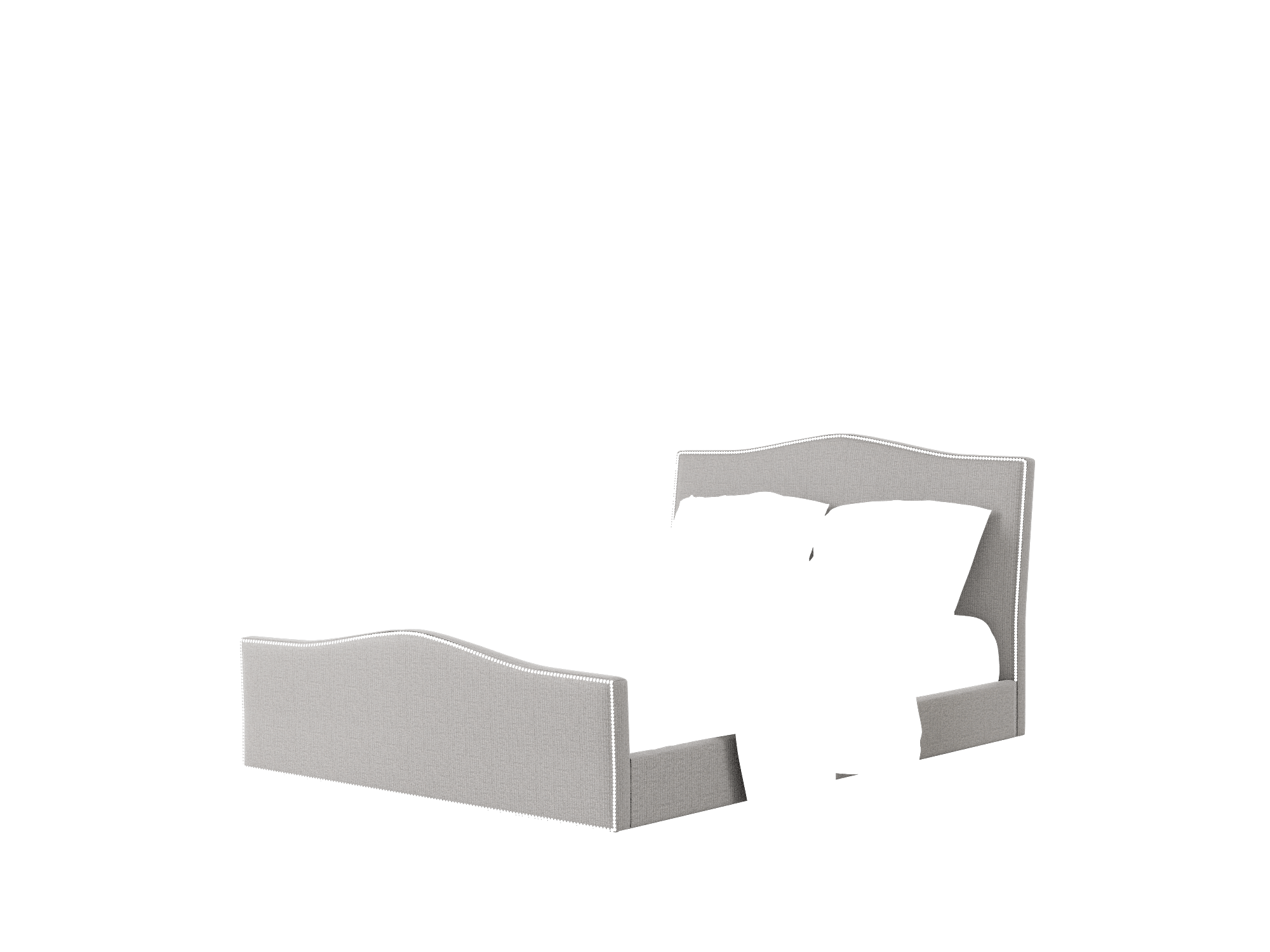 Prato Terrain Oatmeal Bed Queen Room Texture