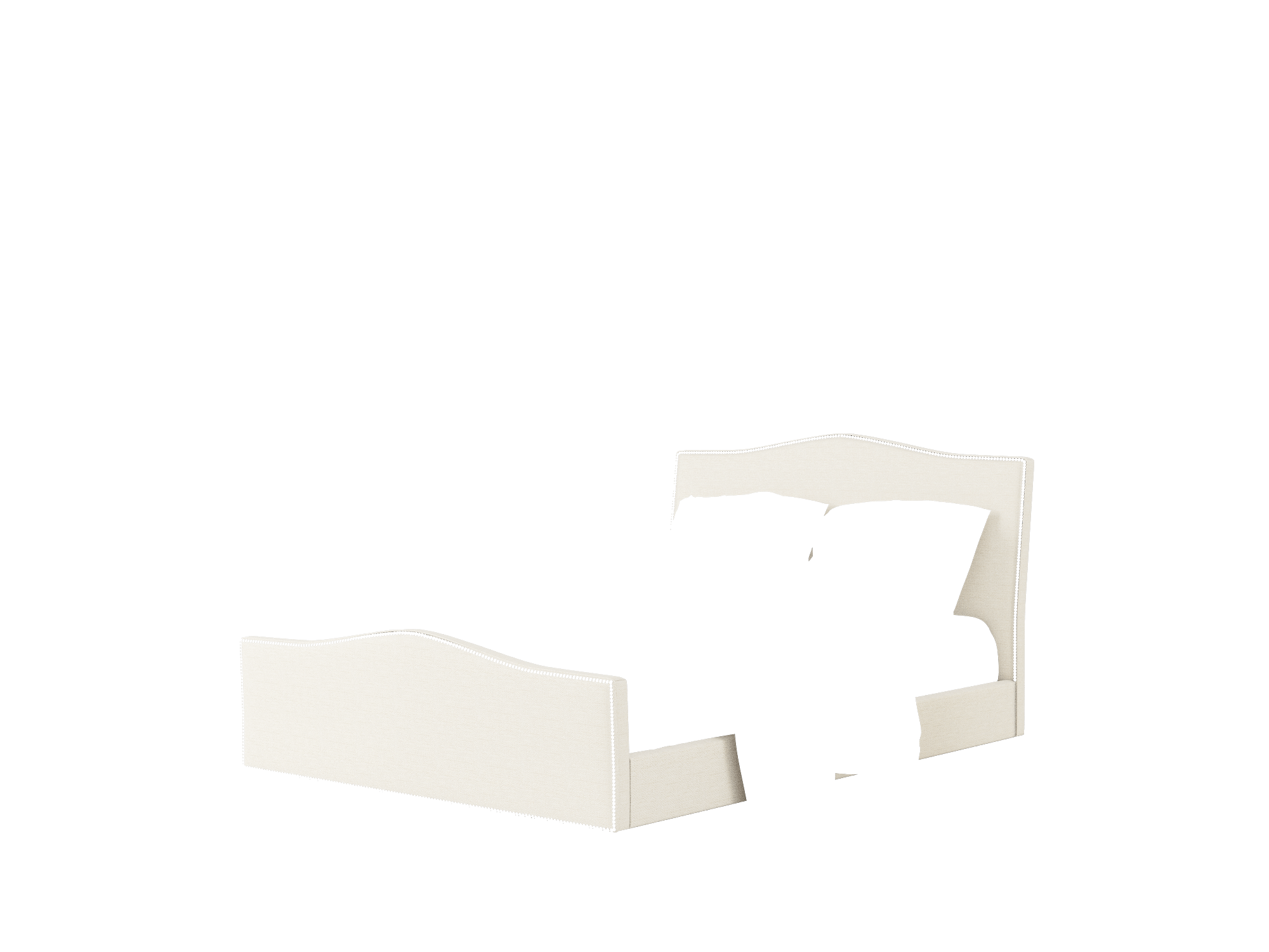 Prato Venus Cream Bed Queen Room Texture