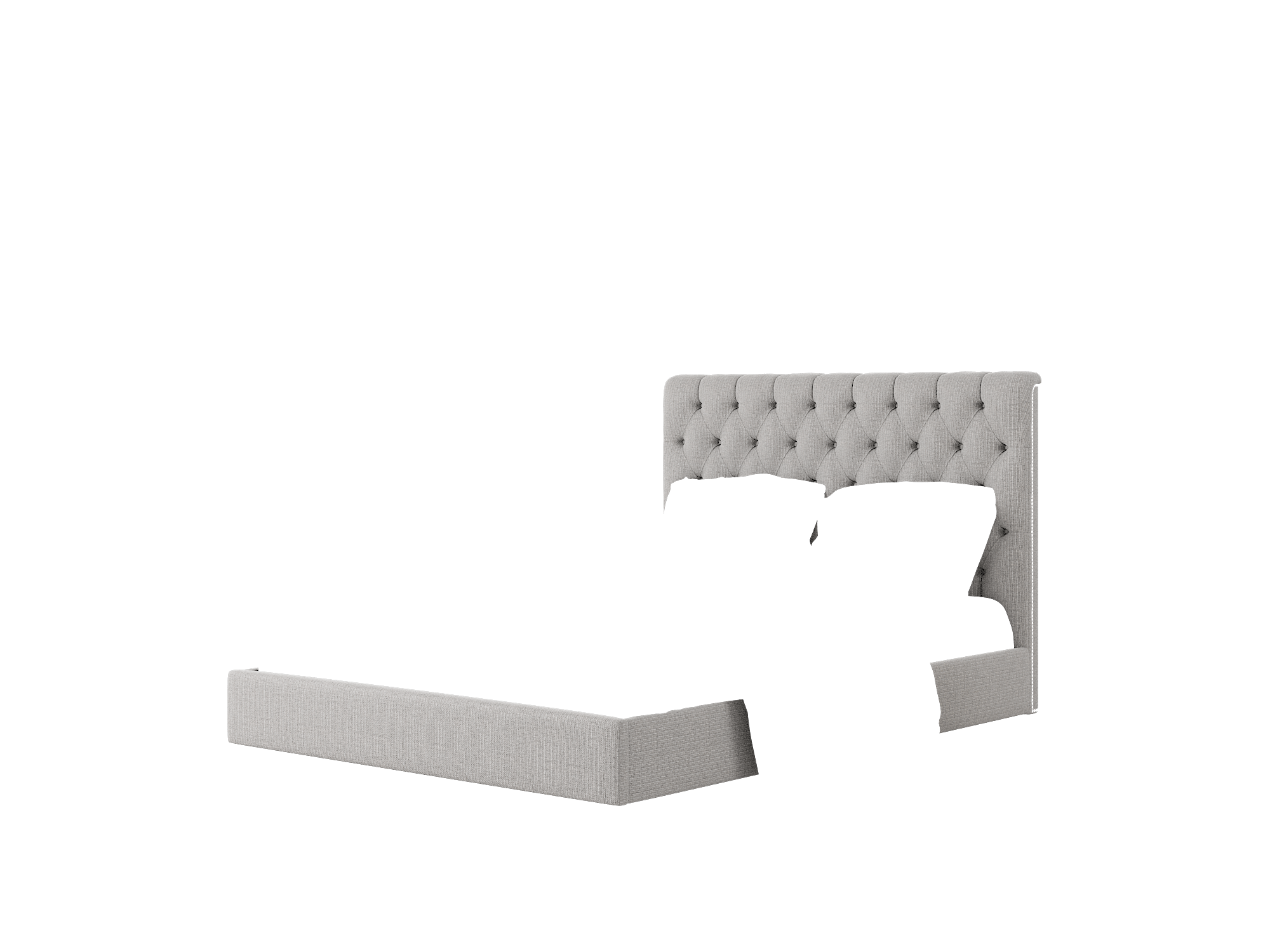 Remy Avenger Zinc Bed Queen Room Texture