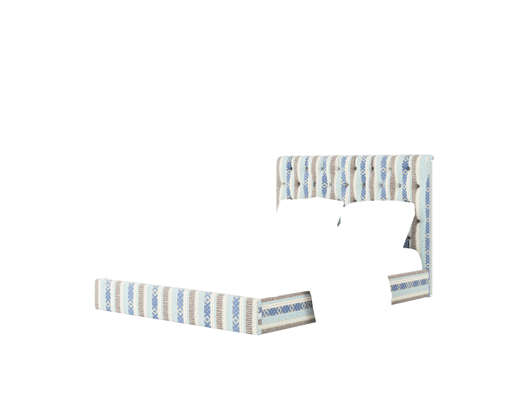 Remy Bodhi Indigo Bed Queen Room Texture