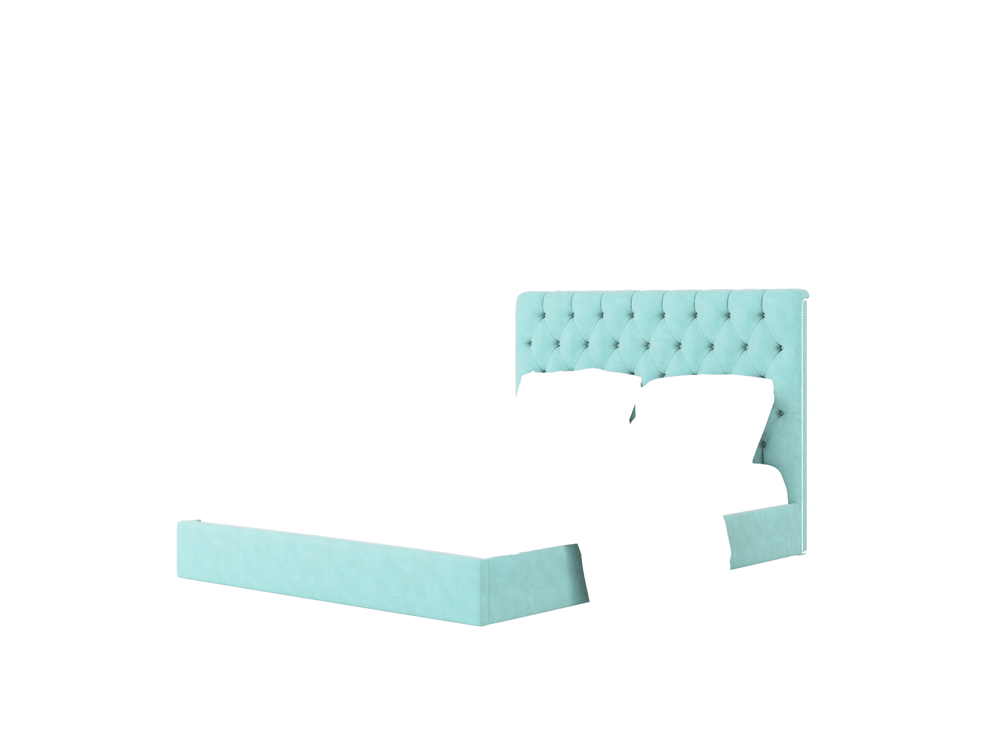 Remy Dream_d French_blue Bed Queen Room Texture