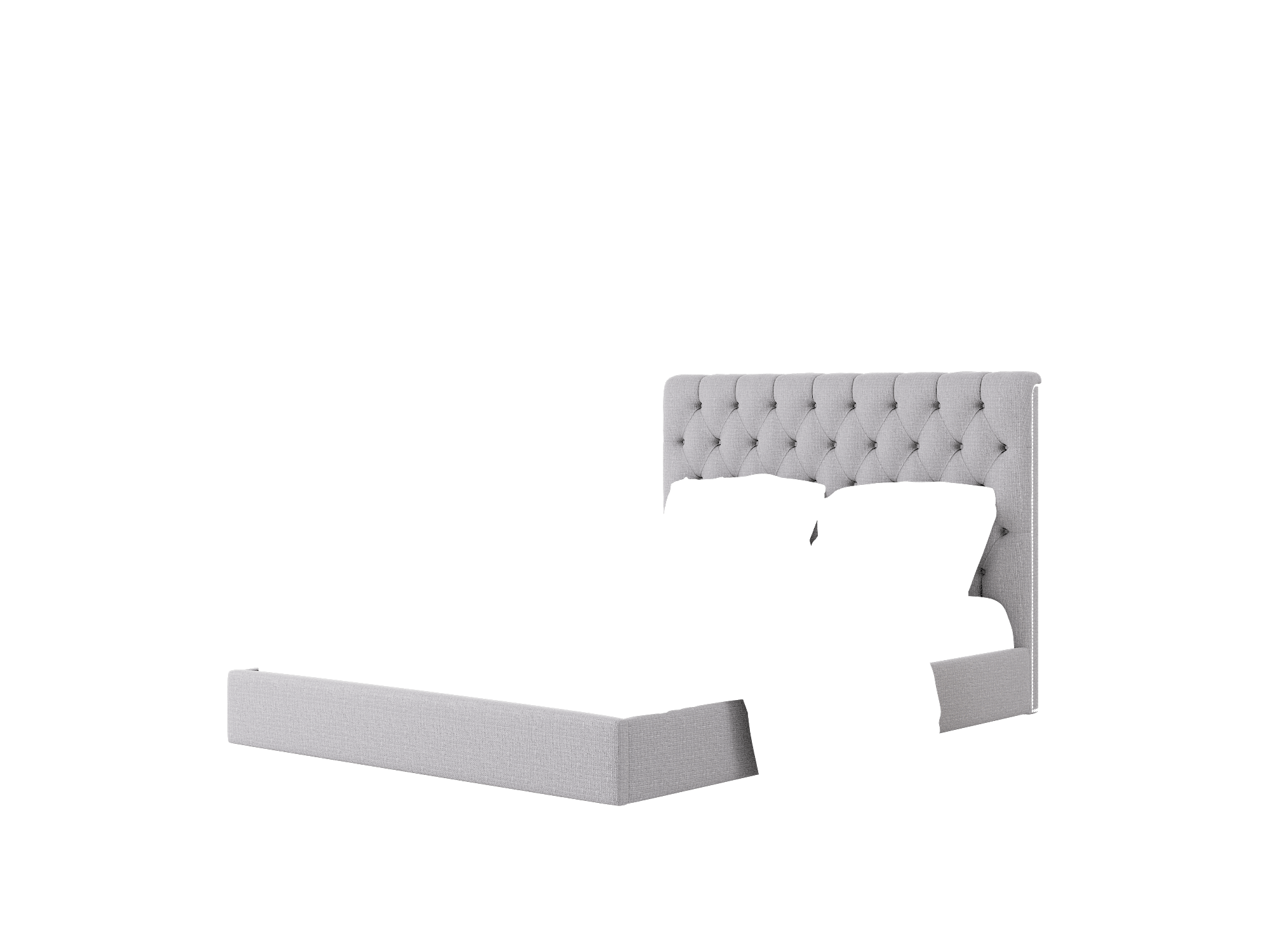 Remy Insight Denim Bed Queen Room Texture