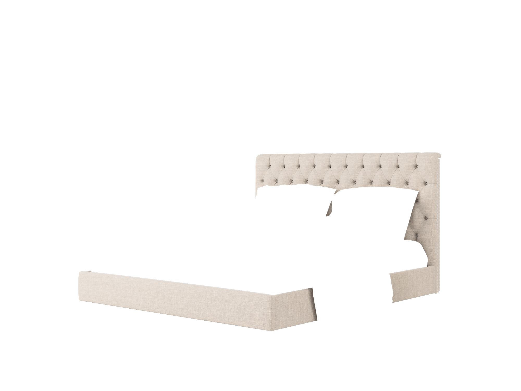 Remy Keylargo Pumice Bed King Room Texture