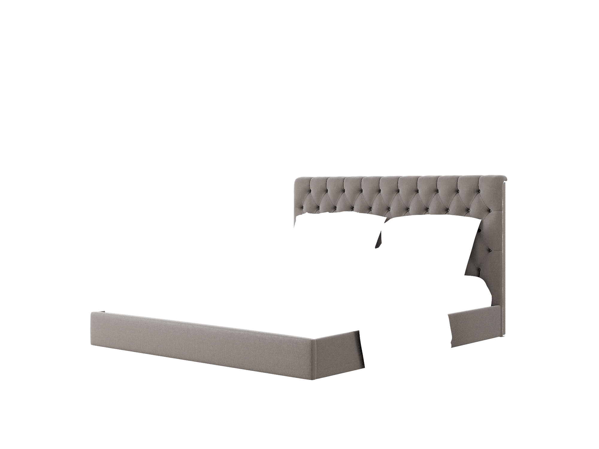 Remy Naples Graphite Bed King Room Texture