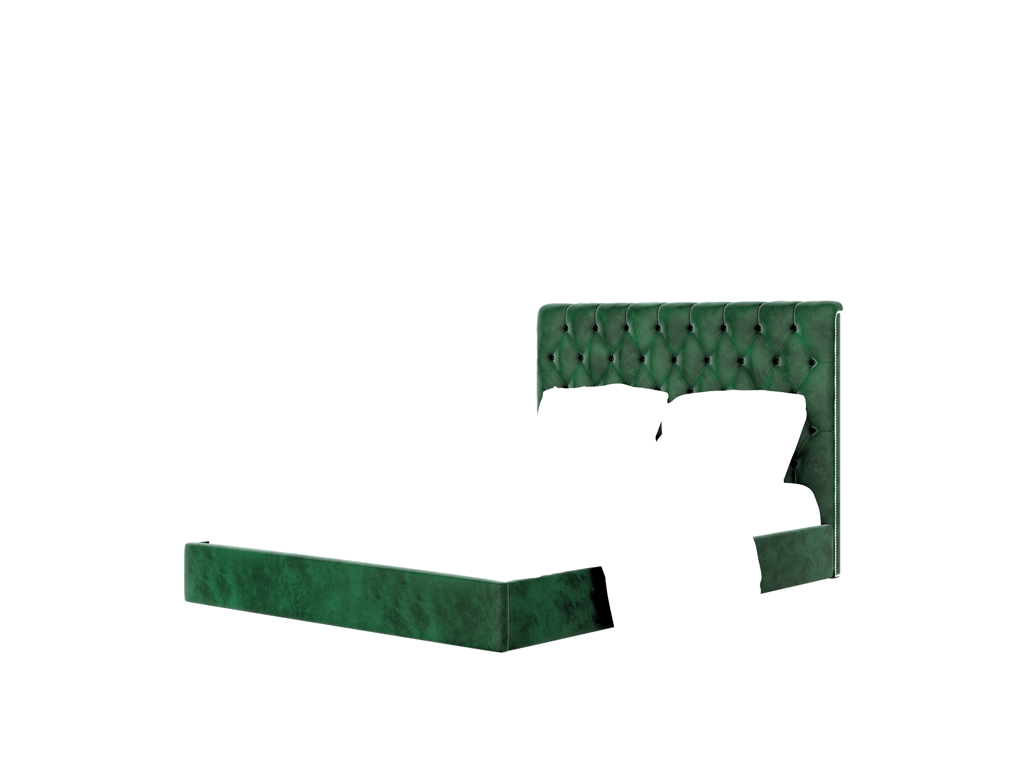 Remy Royale Evergreen Bed Queen Room Texture