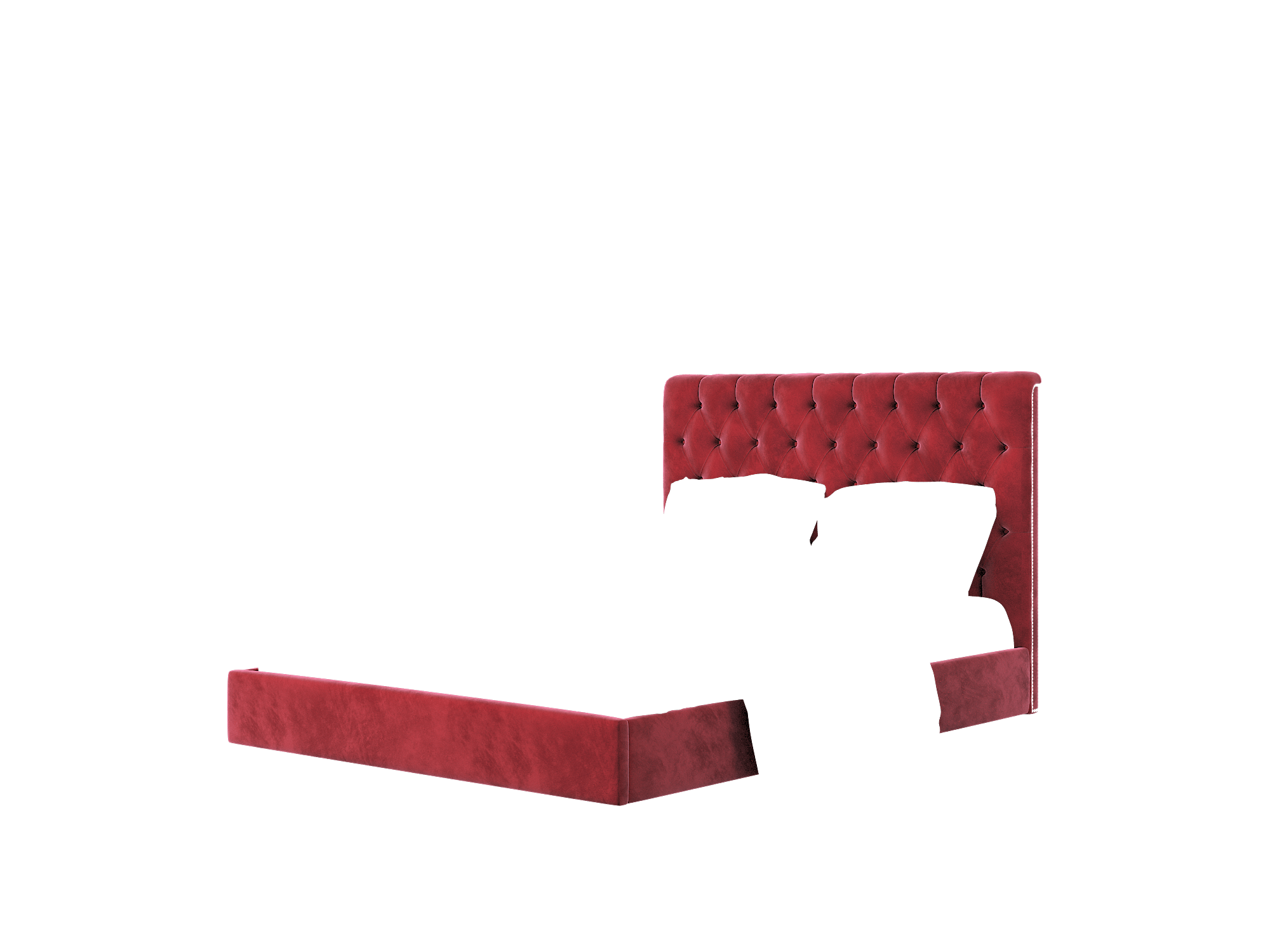 Remy Royale Ruby Bed Queen Room Texture