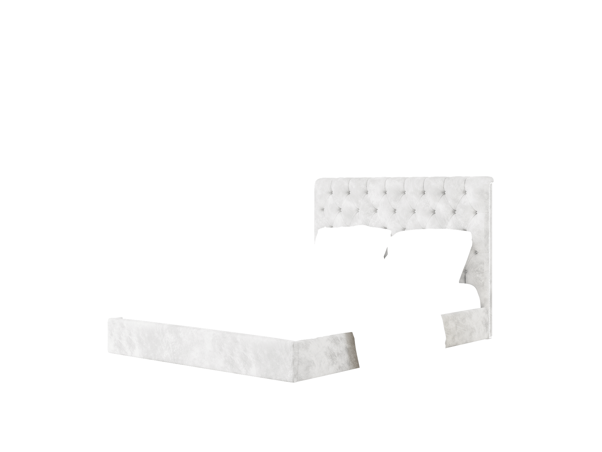 Remy Terrain Pearl Bed Queen Room Texture