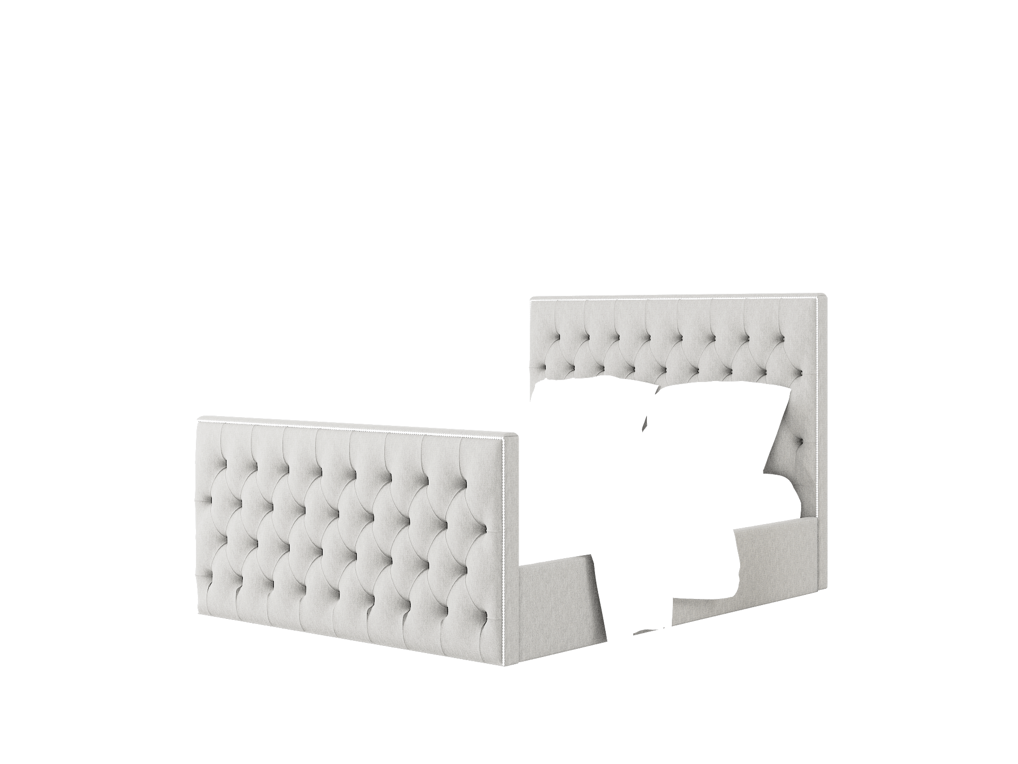 Rimini Bungalow Graphite Bed Queen Room Texture