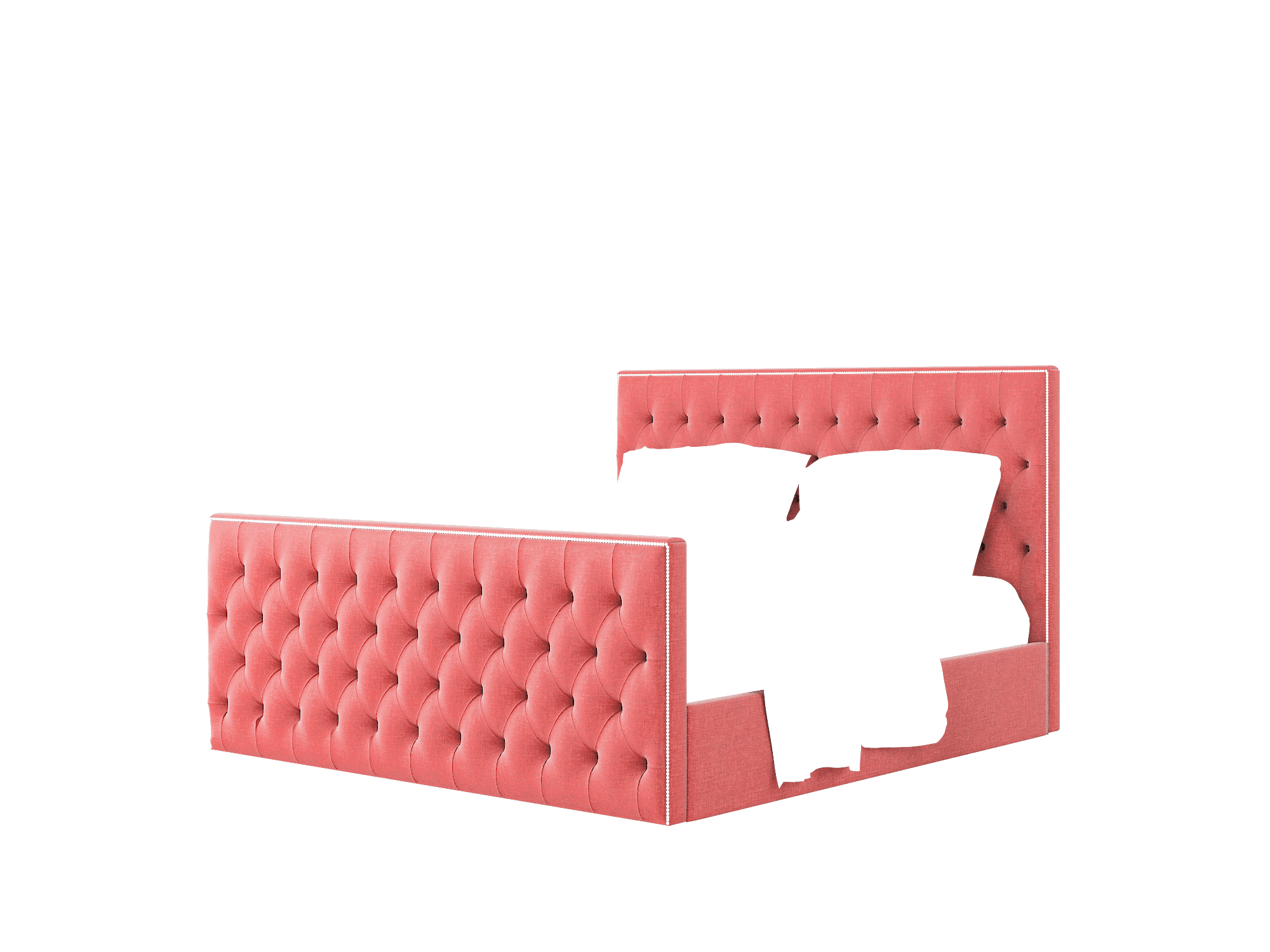 Rimini Leslie Poppy Bed King Room Texture