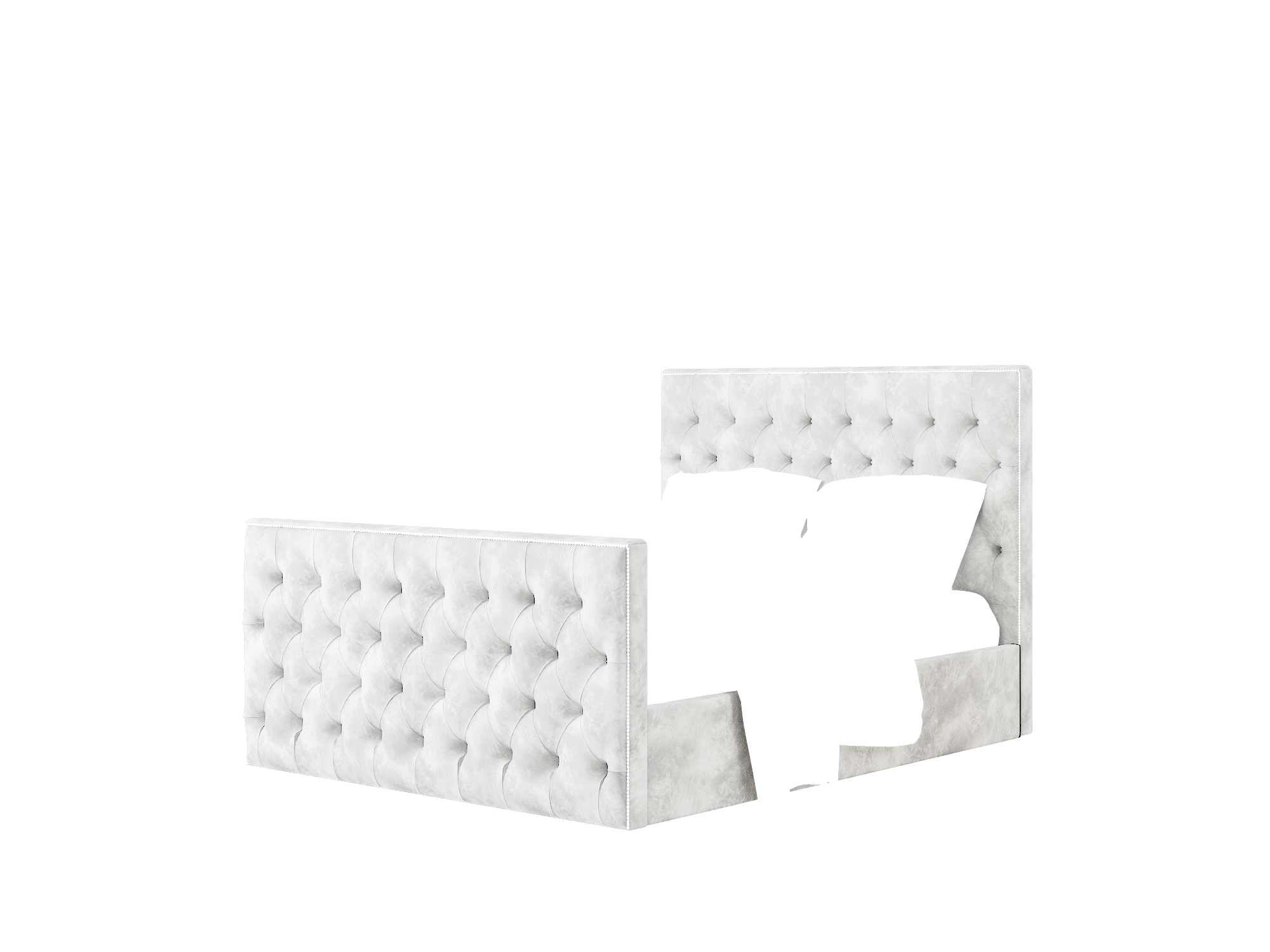 Rimini Terrain Pearl Bed Queen Room Texture