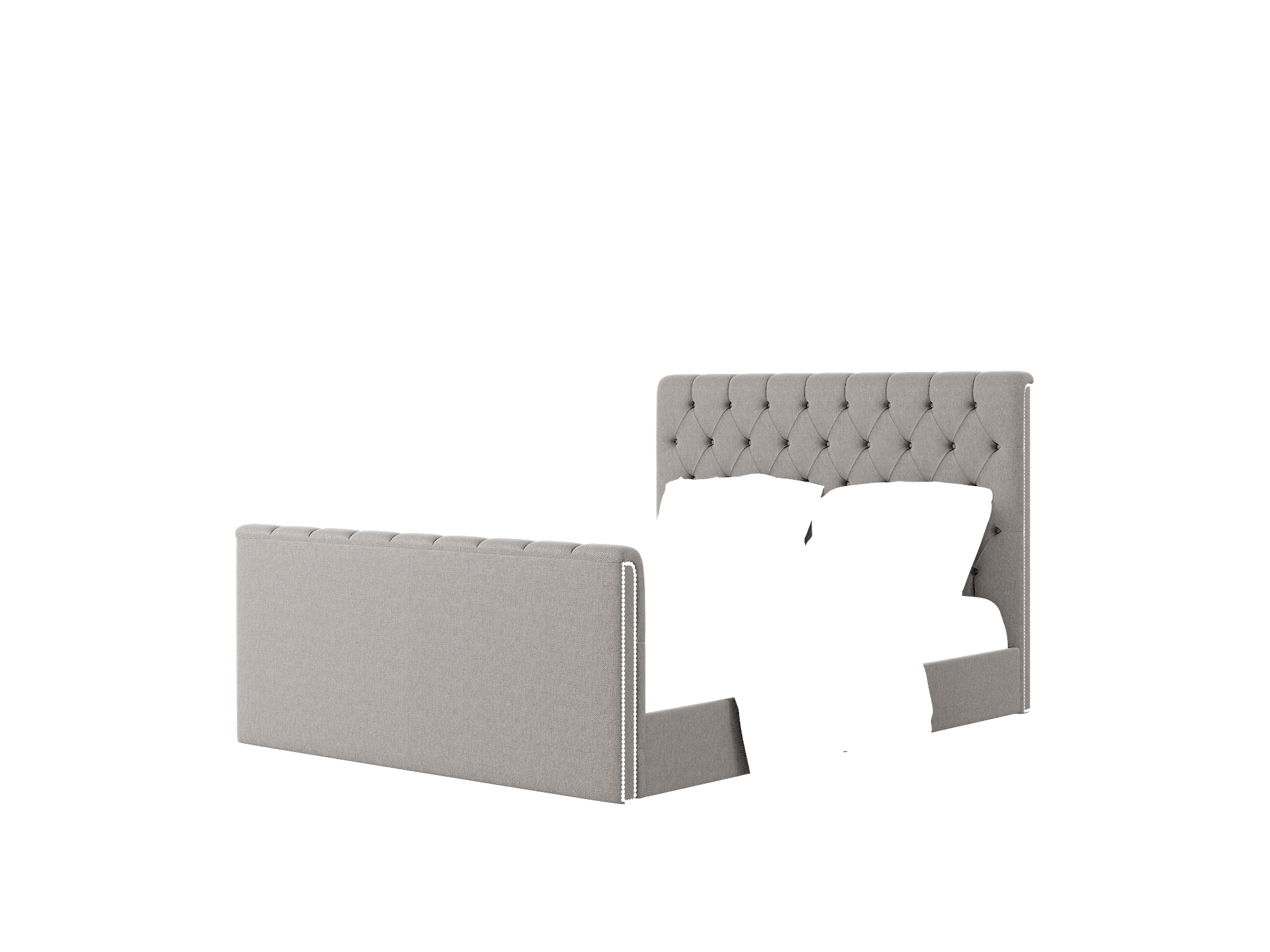 Sophia Cosmo Charcoal Bed Queen Room Texture